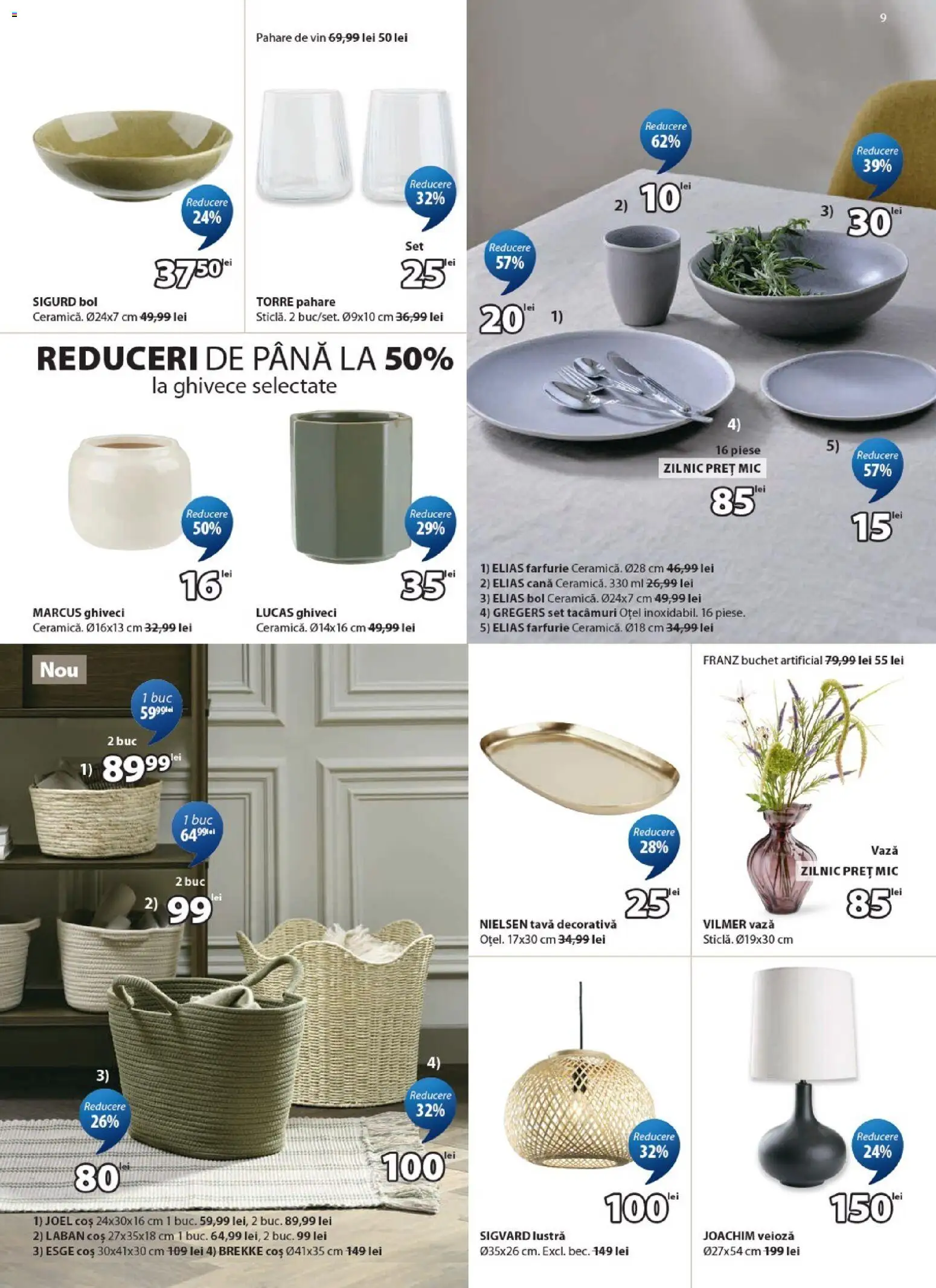 Catalog JYSK 24 Aprilie - 25 Mai 2026 | Pagina 9 | Produse: Bol, Ghiveci, Farfurie, Vin