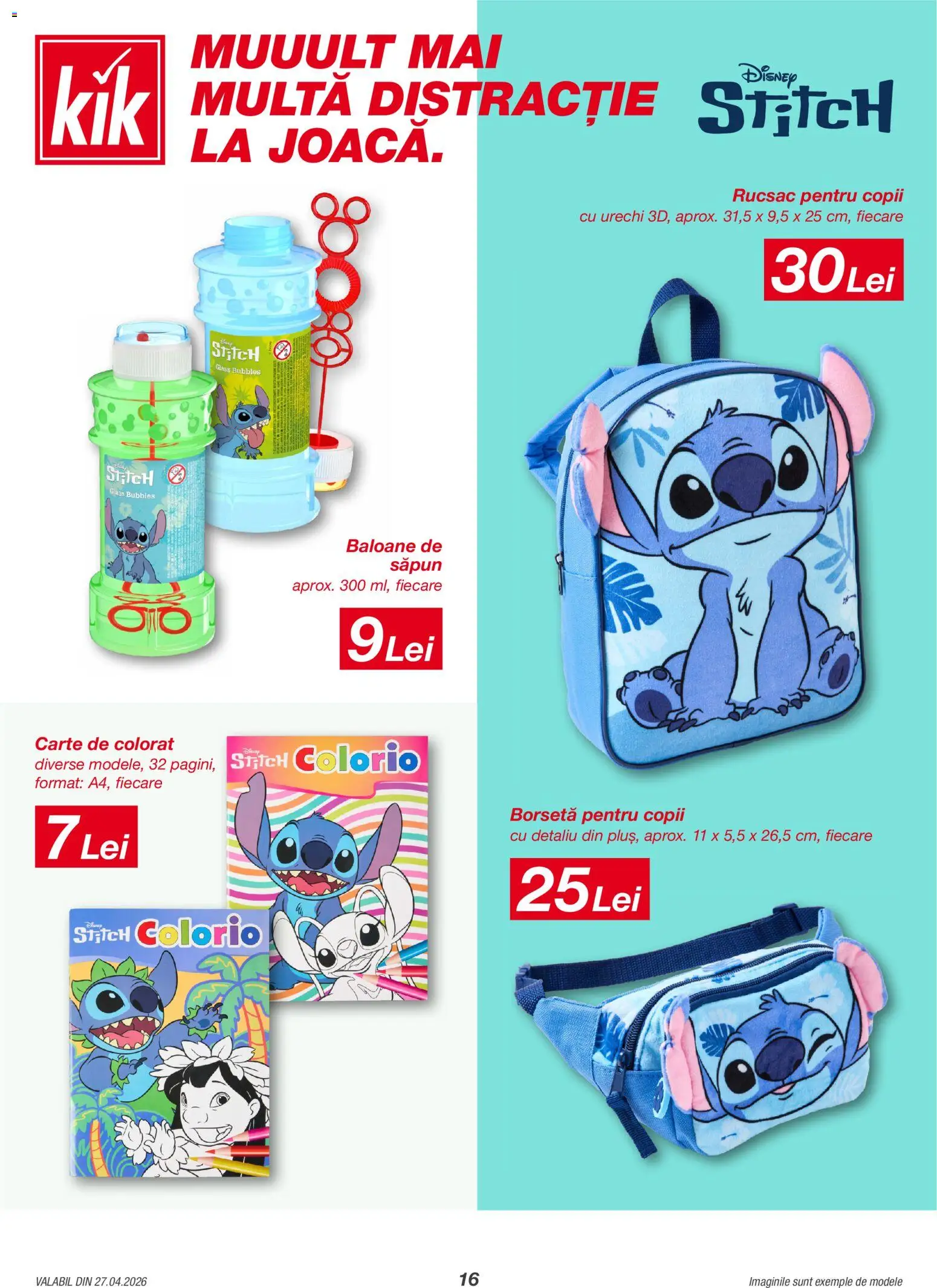 Catalog Kik 27 Aprilie - 9 Mai 2026 | Pagina 16 | Produse: Săpun, Rucsac