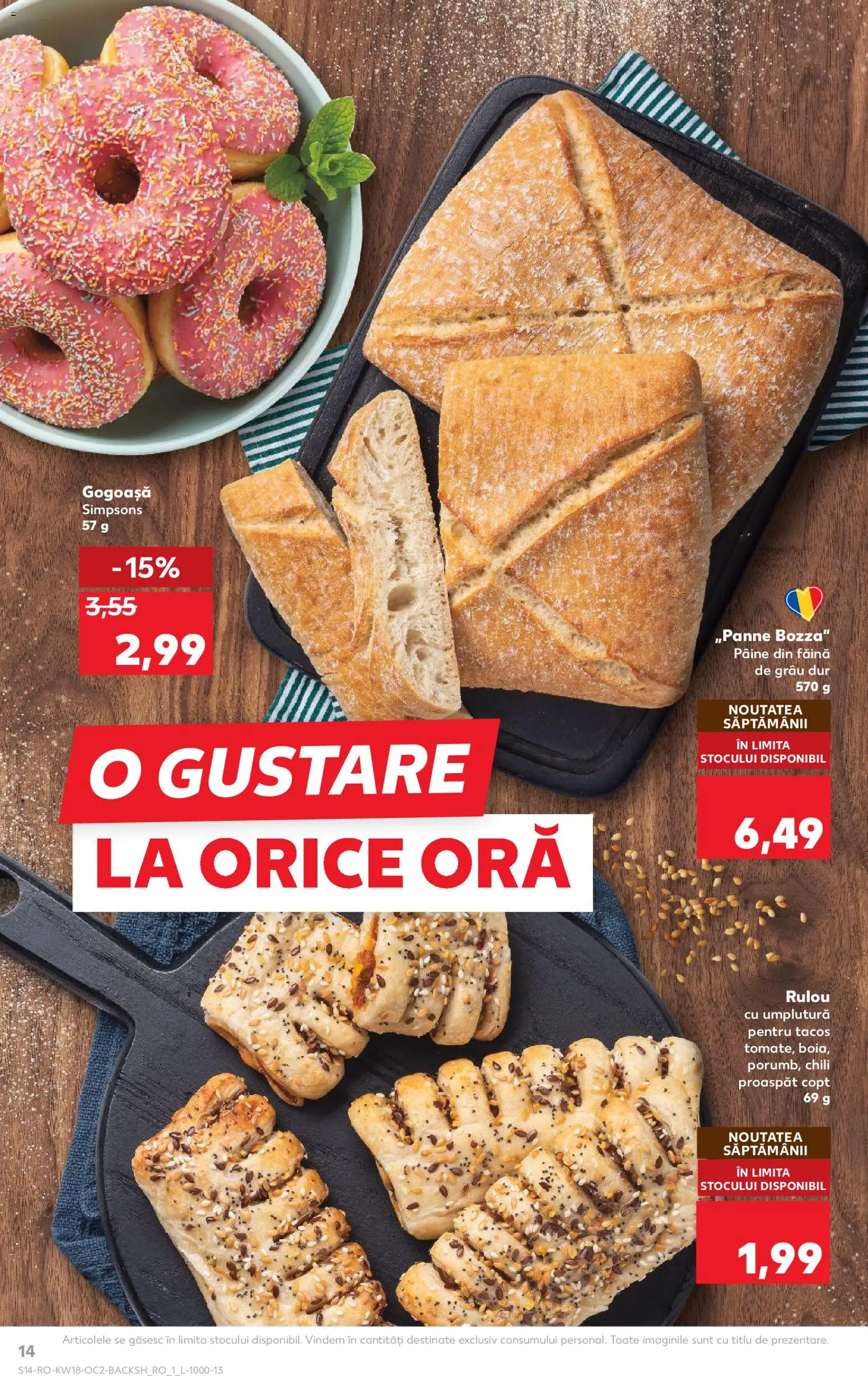 Catalog Kaufland 29 Aprilie - 4 Mai 2026 | Pagina 14 | Produse: Divan, Pâine, Făină