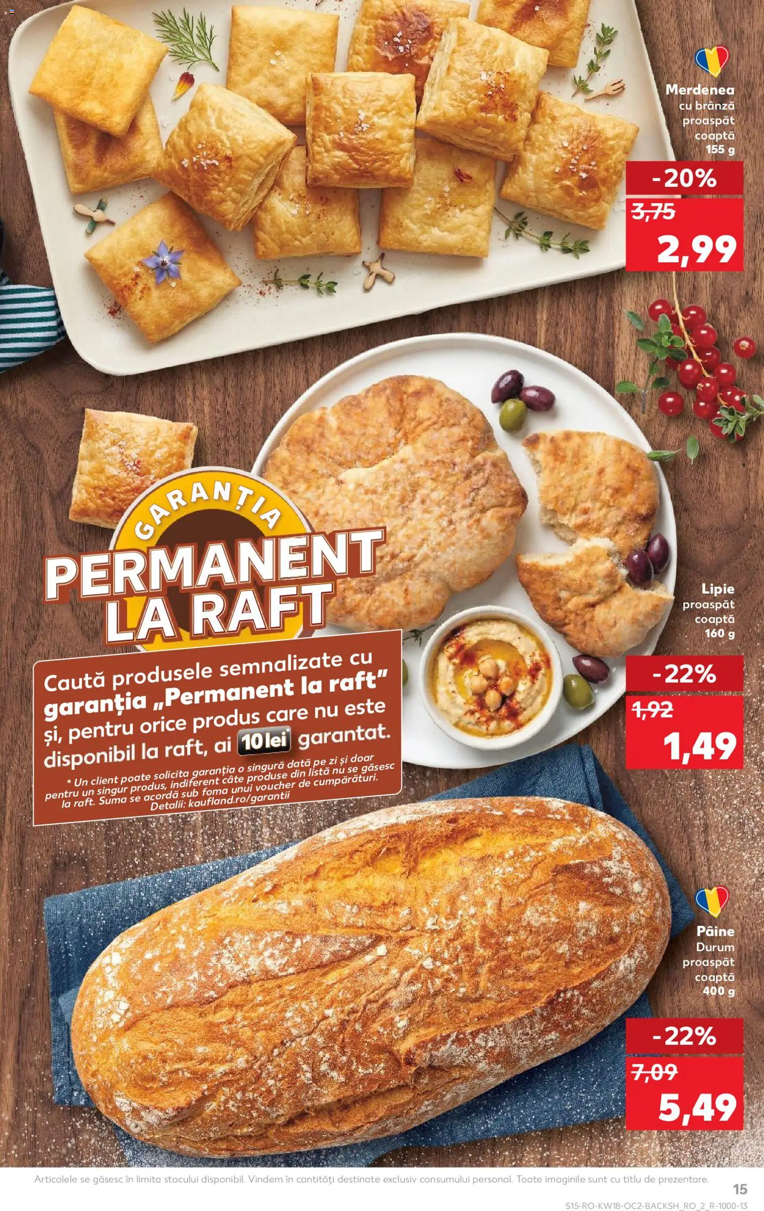 Catalog Kaufland 29 Aprilie - 4 Mai 2026 | Pagina 15 | Produse: Raft, Brânză, Pâine