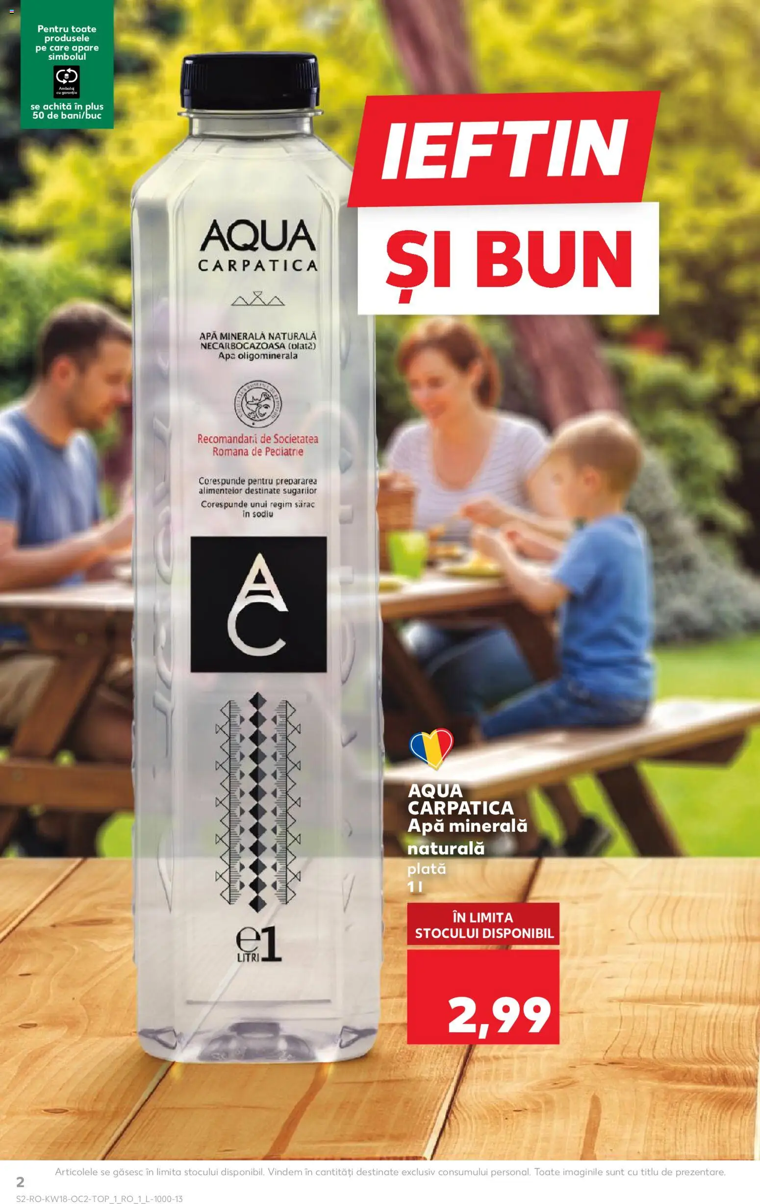 Catalog Kaufland 29 Aprilie - 4 Mai 2026 | Pagina 2 | Produse: Yazı tahtası kalemi, Apă