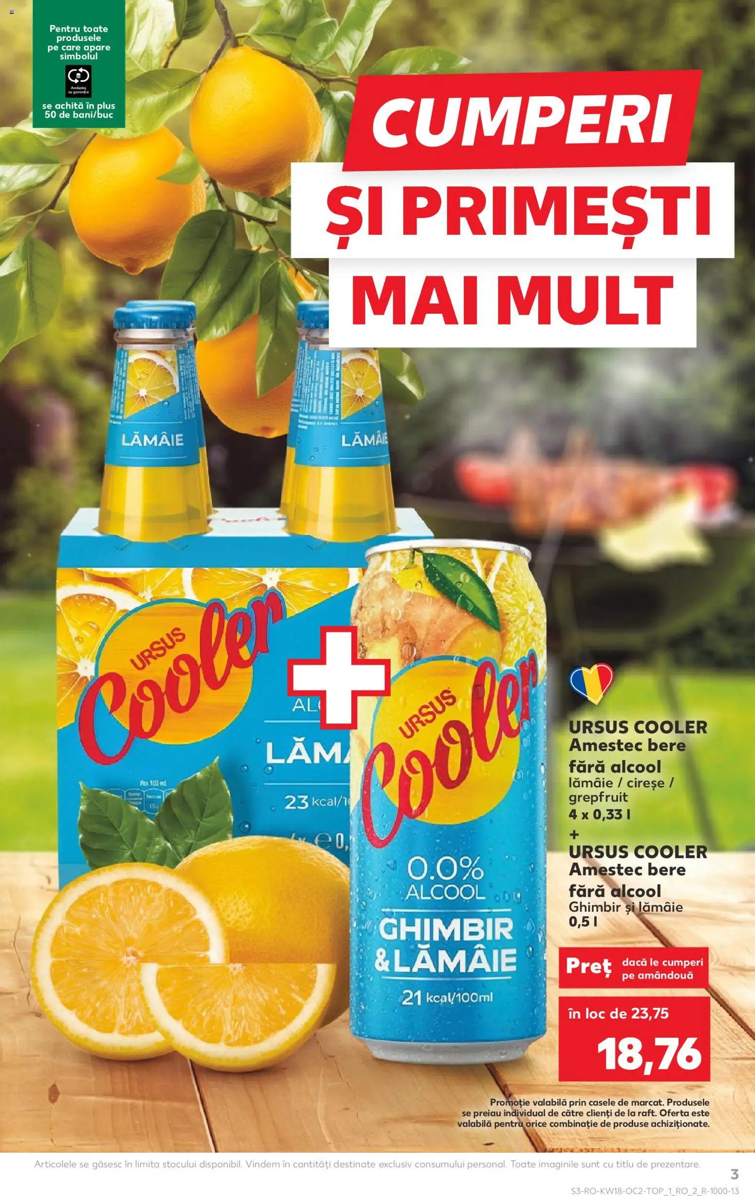 Catalog Kaufland 29 Aprilie - 4 Mai 2026 | Pagina 3 | Produse: Bere, Cireșe, Lămâie