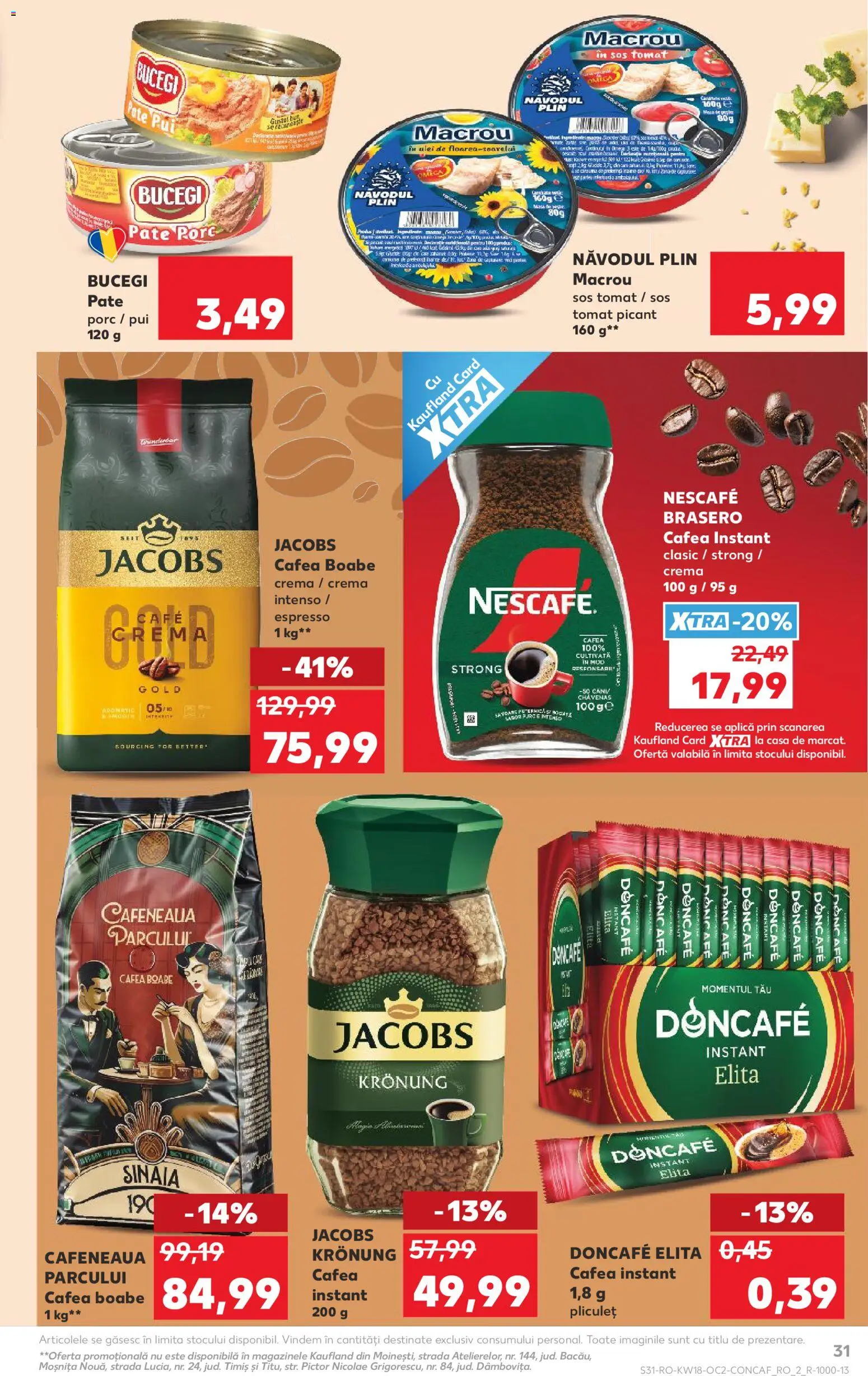 Catalog Kaufland 29 Aprilie - 4 Mai 2026 | Pagina 31 | Produse: Chaussures de ski, Ulei, Cafea, Sos
