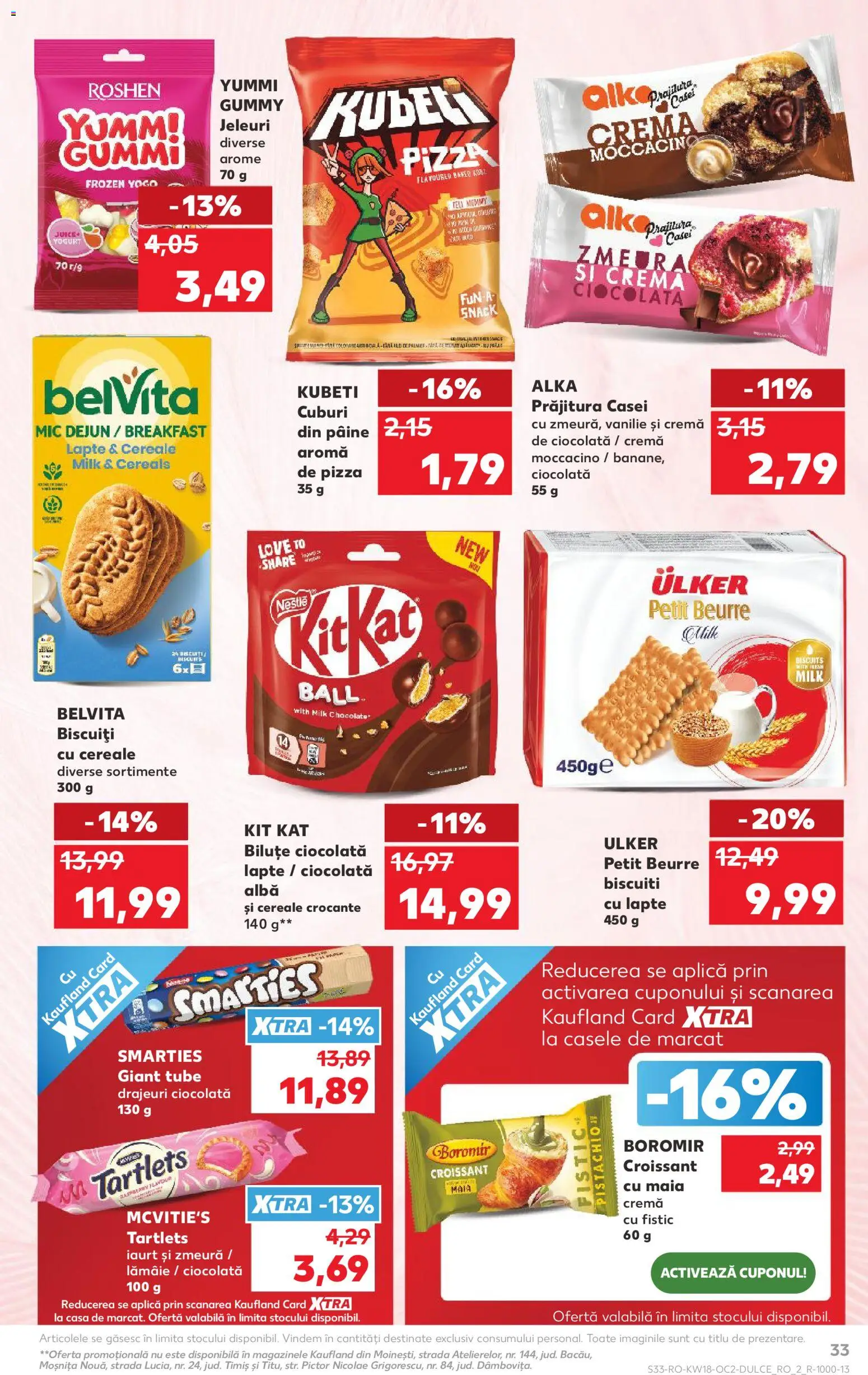 Catalog Kaufland 29 Aprilie - 4 Mai 2026 | Pagina 33 | Produse: Pâine, Pizza, Cereale, Jeleuri