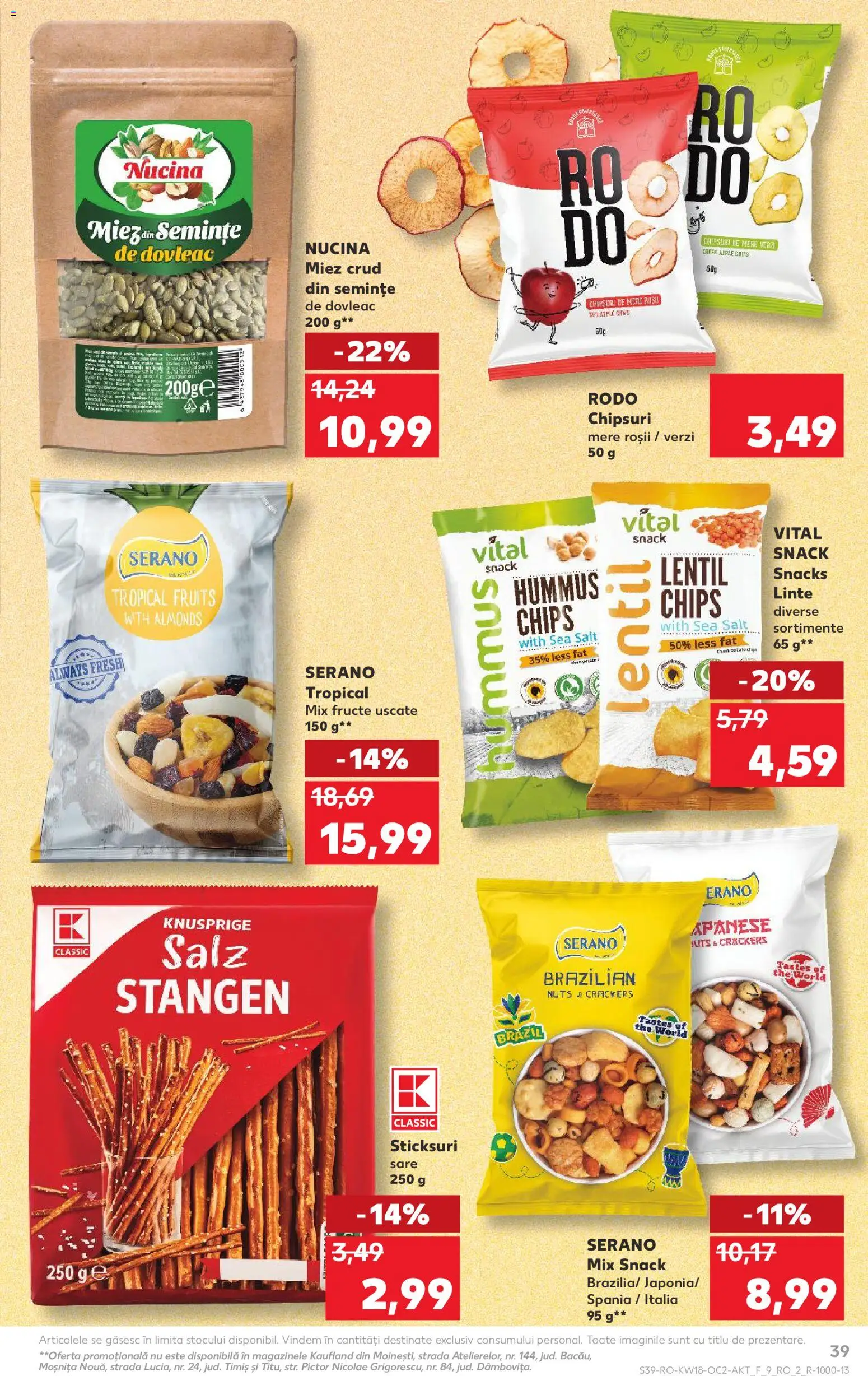 Catalog Kaufland 29 Aprilie - 4 Mai 2026 | Pagina 39 | Produse: Semințe, Mere, Roșii, Fructe