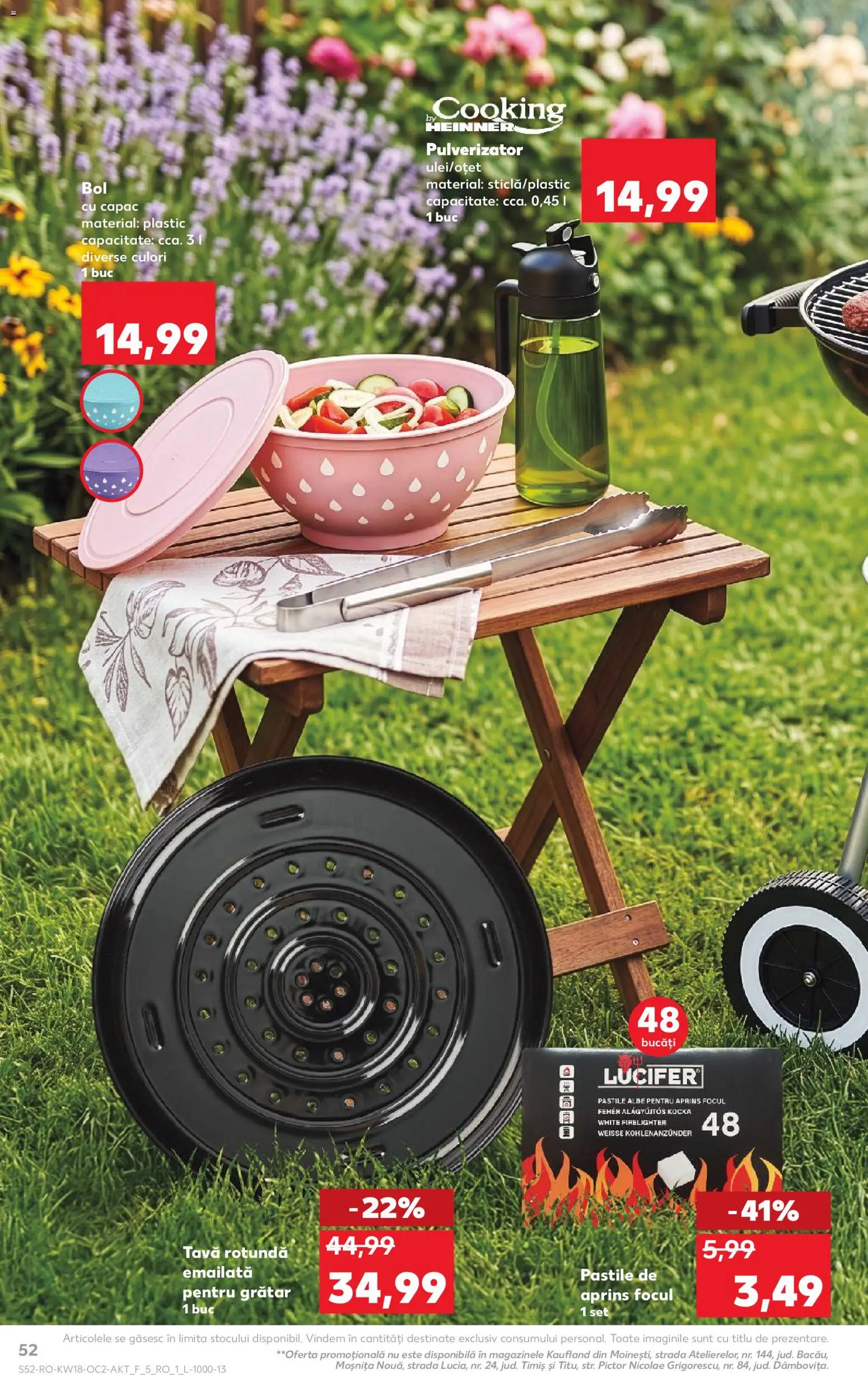 Catalog Kaufland 29 Aprilie - 4 Mai 2026 | Pagina 52 | Produse: Grill, Bol, Grătar