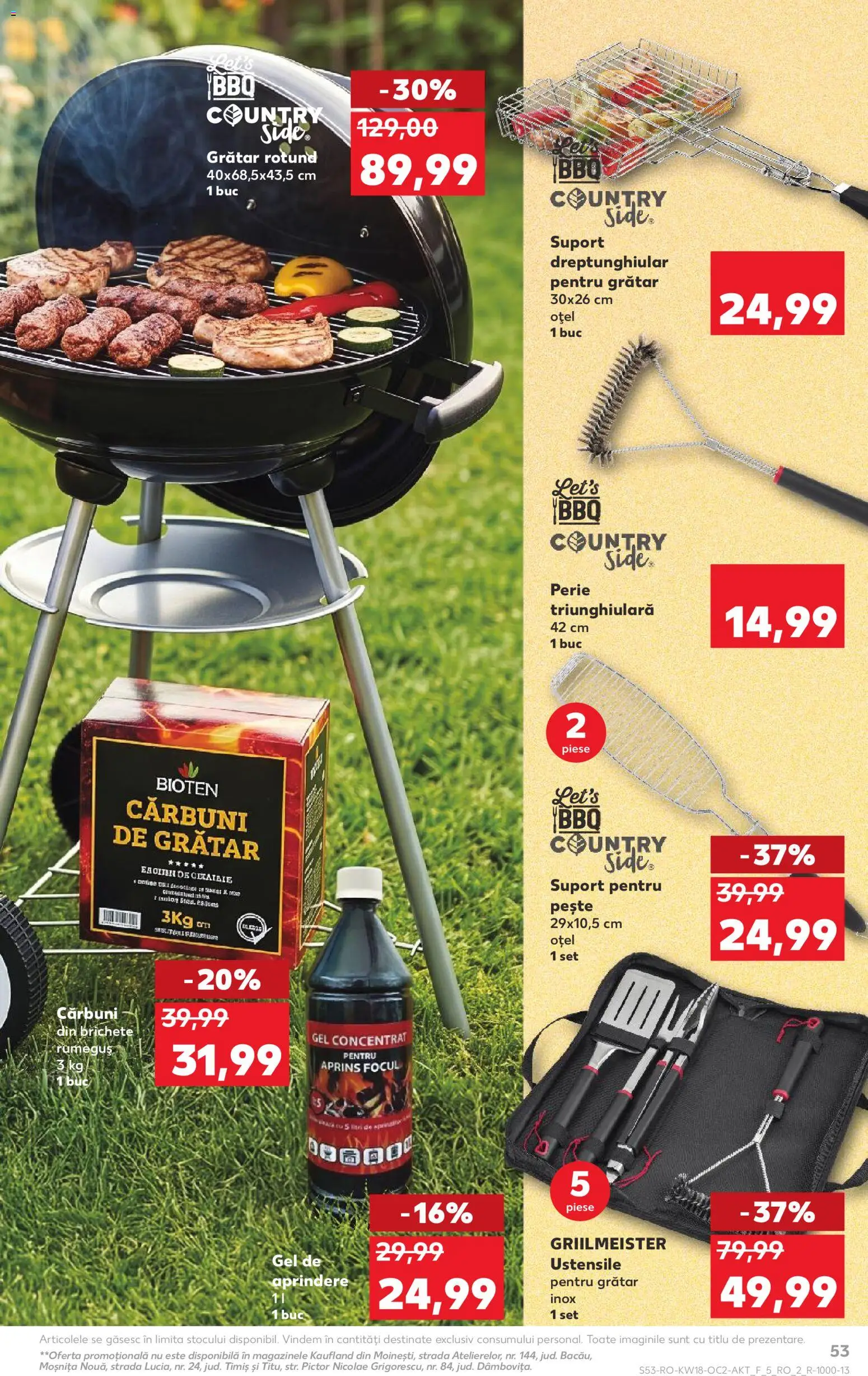 Catalog Kaufland 29 Aprilie - 4 Mai 2026 | Pagina 53 | Produse: Grill, Perie, Pește, Soğanlar