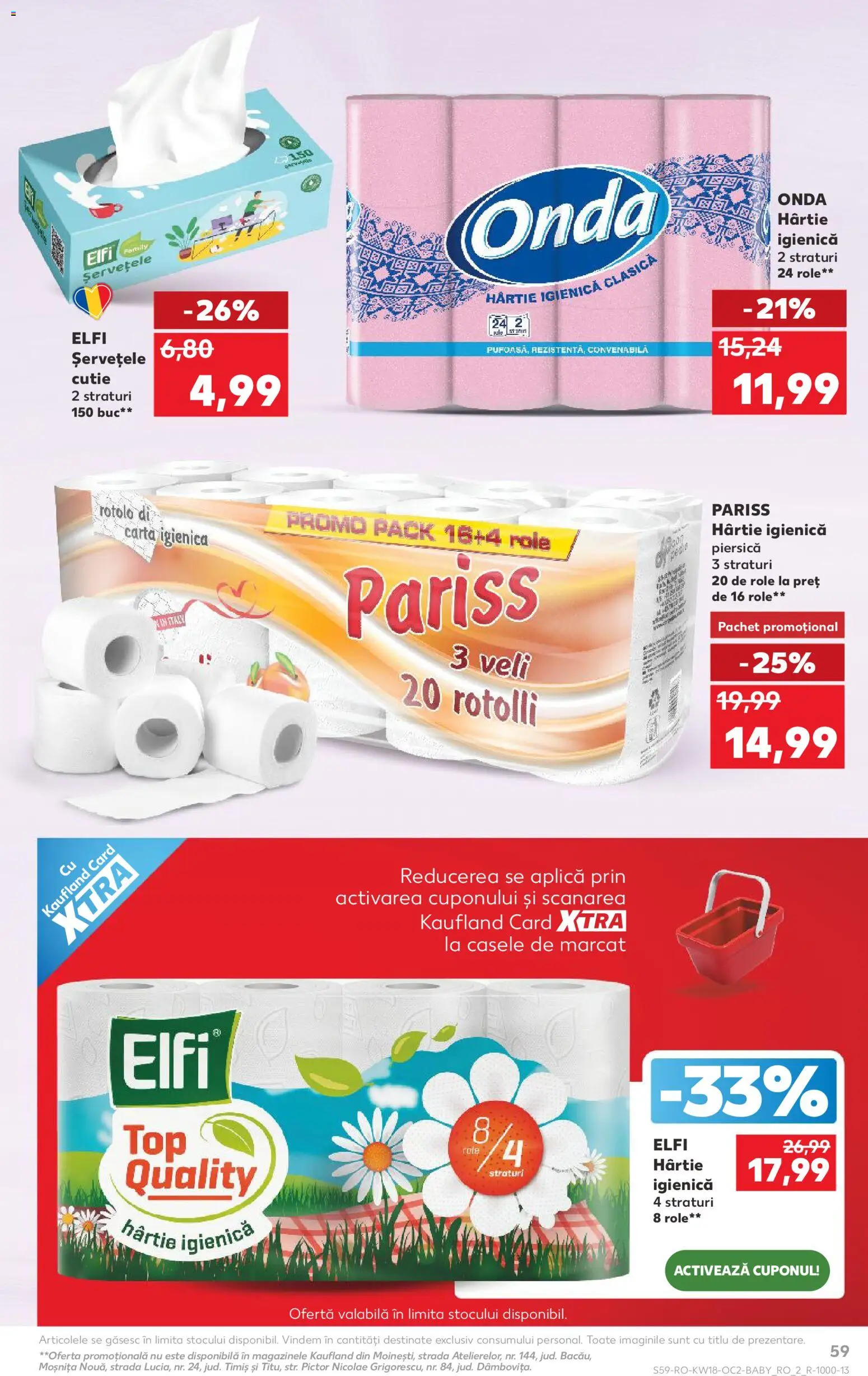 Catalog Kaufland 29 Aprilie - 4 Mai 2026 | Pagina 59 | Produse: Piersică, Role, Cutie