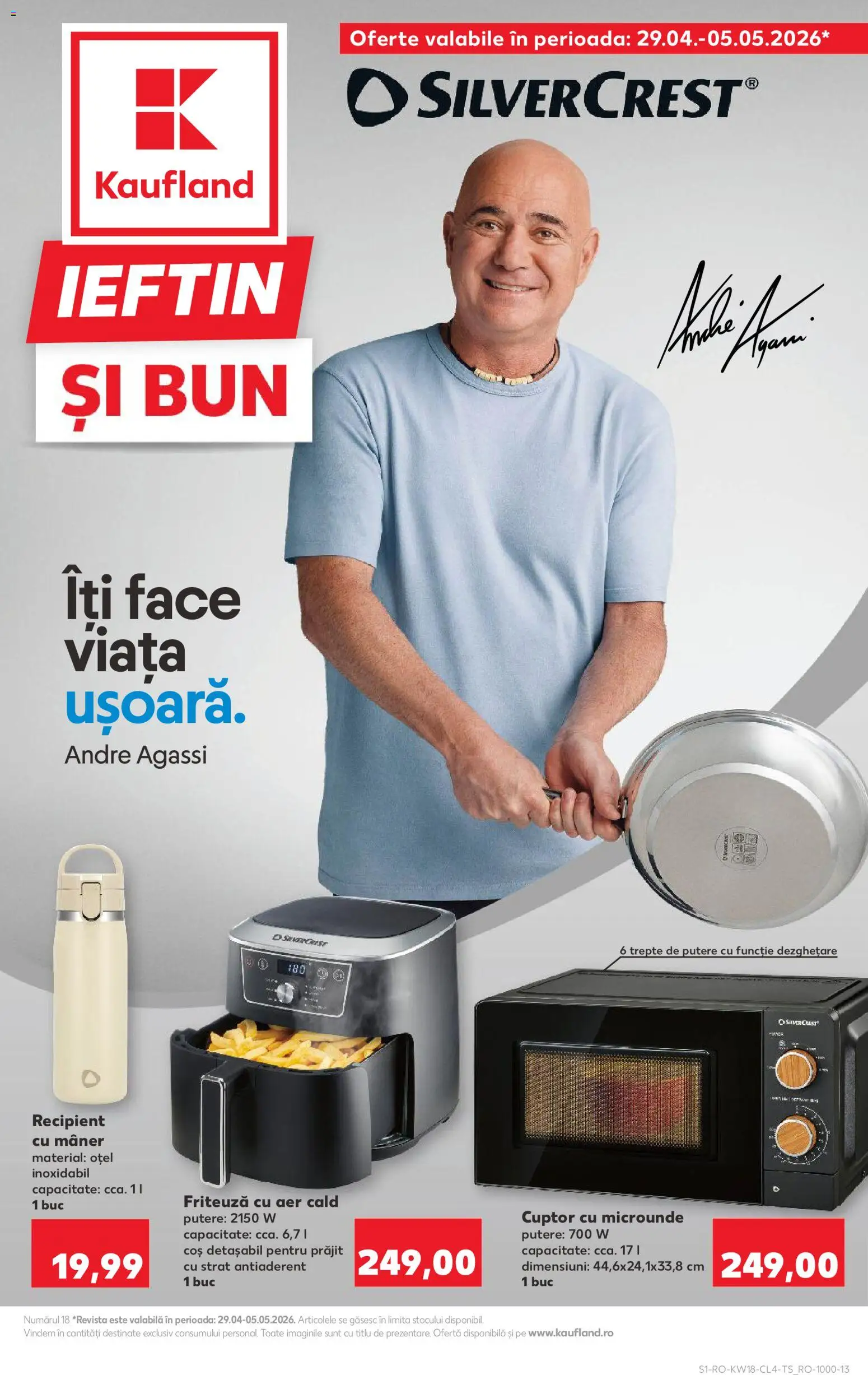 Catalog Kaufland 29 Aprilie - 4 Mai 2026 | Pagina 1 | Produse: Ginseng, Cuptor, Cuptor Cu Microunde, Friteuză