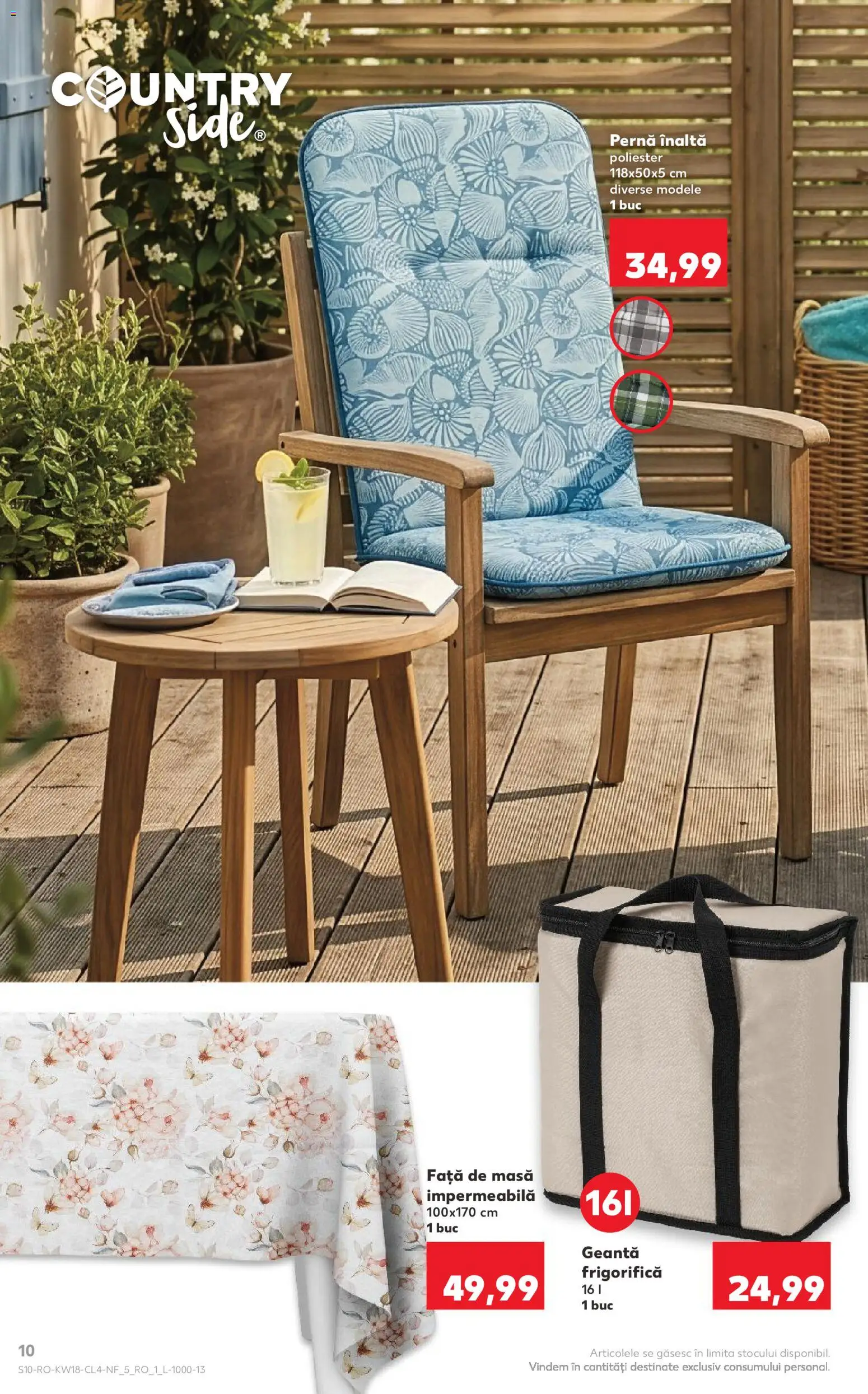 Catalog Kaufland 29 Aprilie - 4 Mai 2026 | Pagina 10 | Produse: Geantă, Față de masă, Pernă, Masă