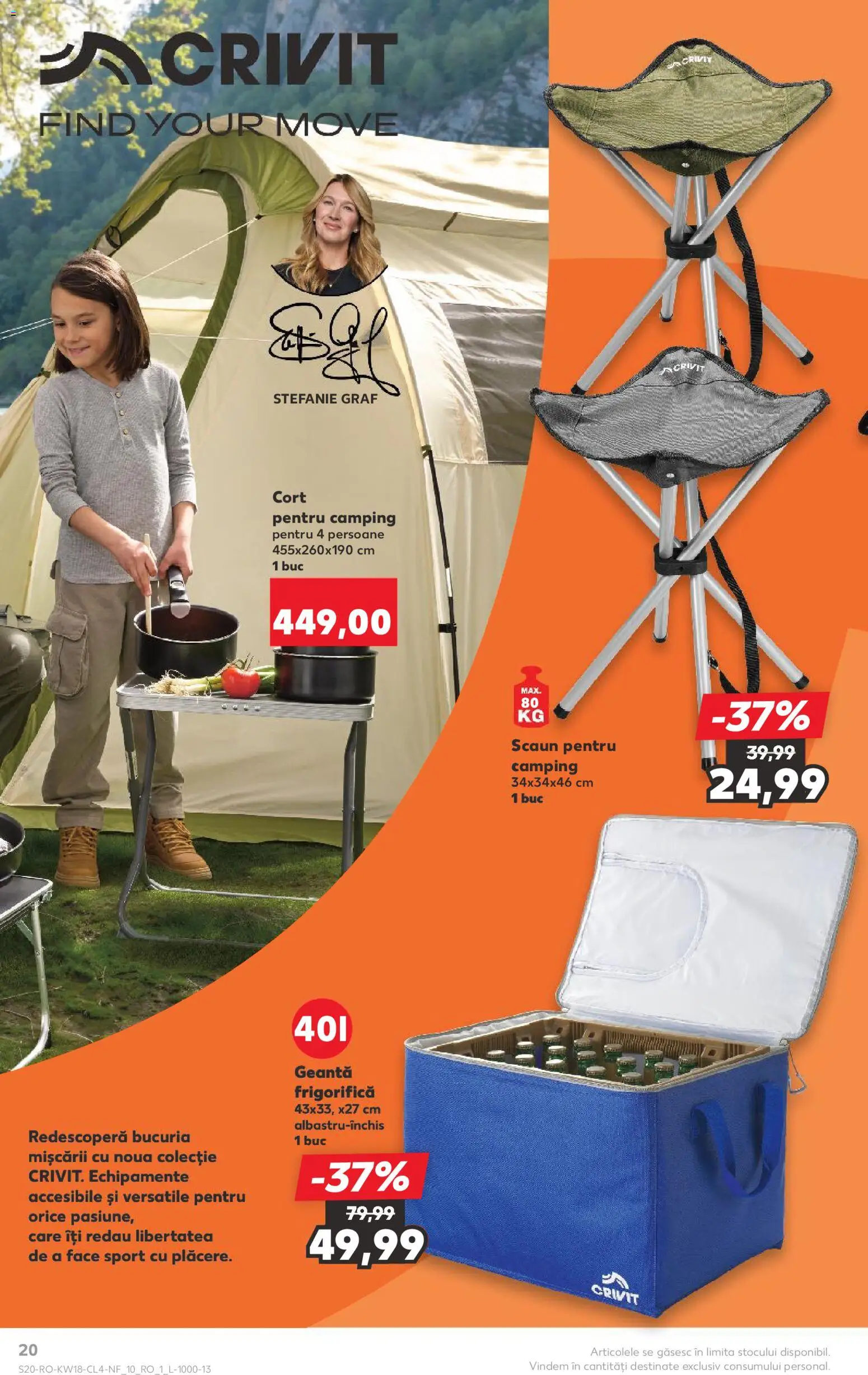 Catalog Kaufland 29 Aprilie - 4 Mai 2026 | Pagina 20 | Produse: Geantă, Cort, Scaun