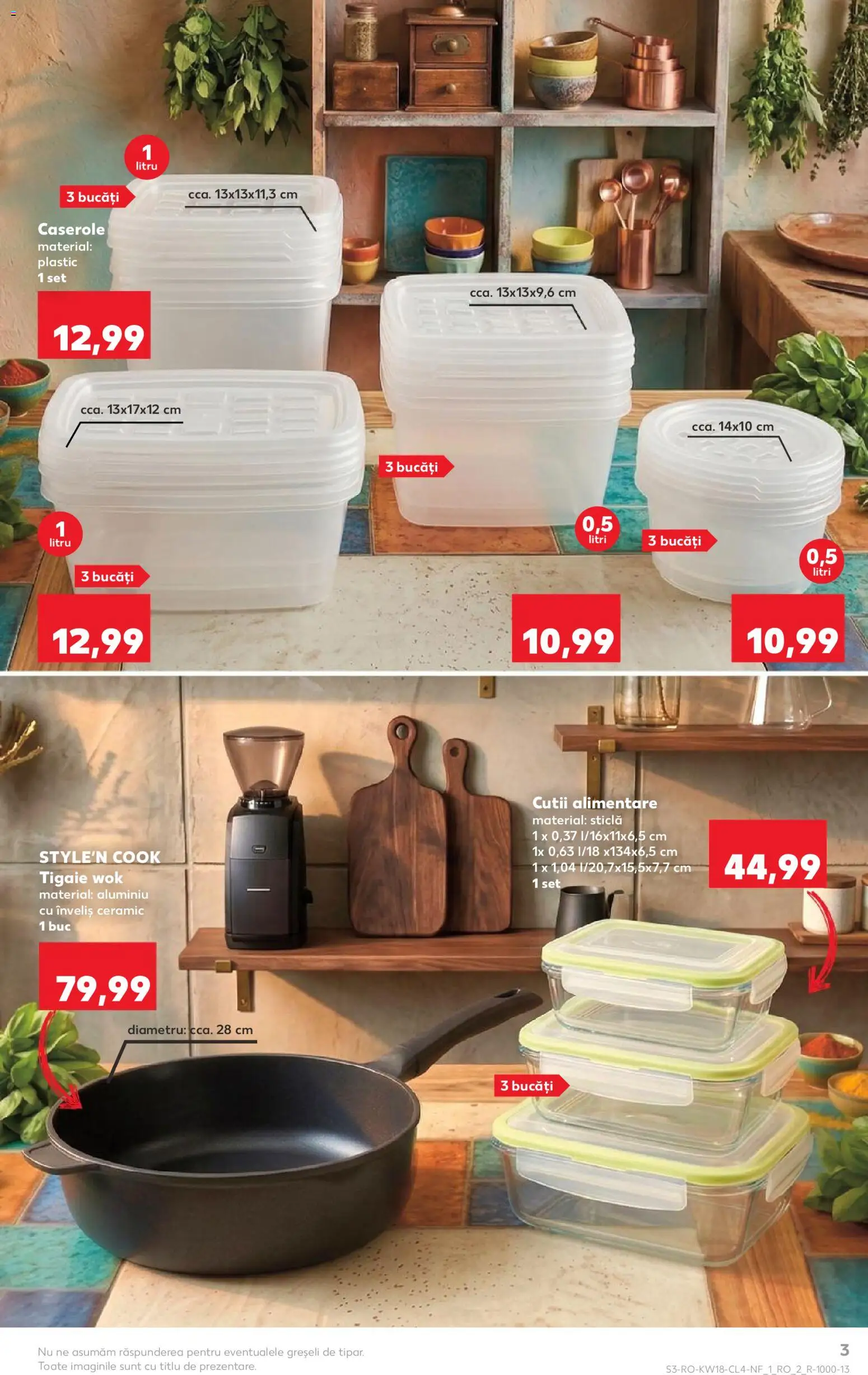 Catalog Kaufland 29 Aprilie - 4 Mai 2026 | Pagina 3 | Produse: Tigaie, Caserole