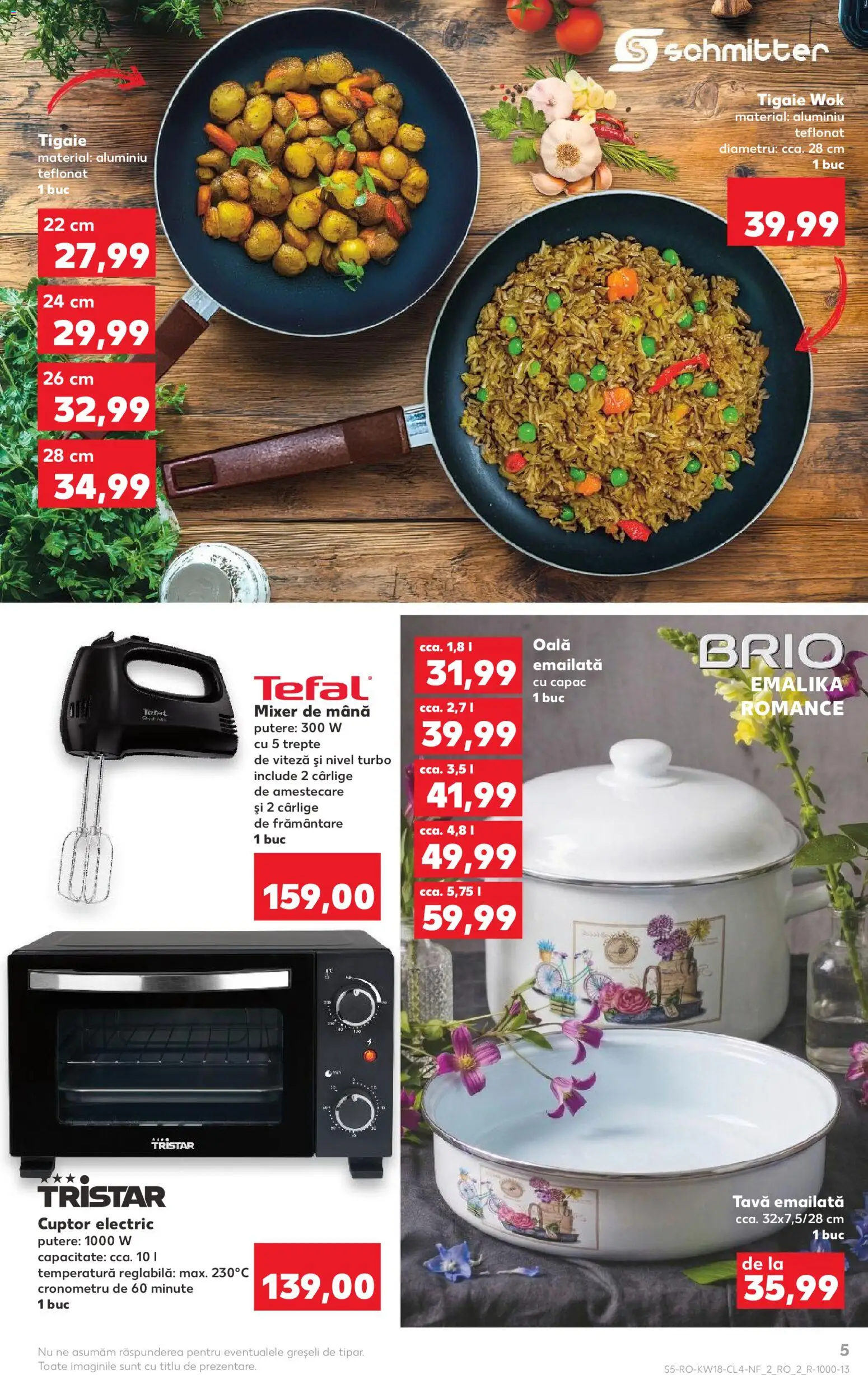 Catalog Kaufland 29 Aprilie - 4 Mai 2026 | Pagina 5 | Produse: Cuptor, Tigaie, Oală, Mixer