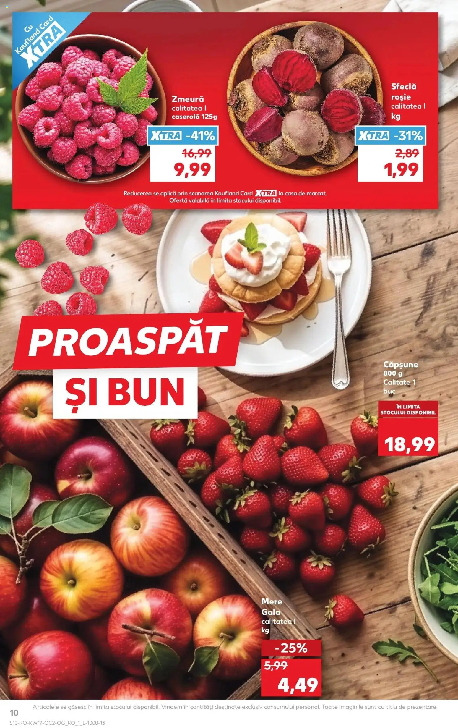 Catalog Kaufland 22 - 27 Aprilie 2026 | Pagina 10 | Produse: Zmeură, Mere, Sfeclă