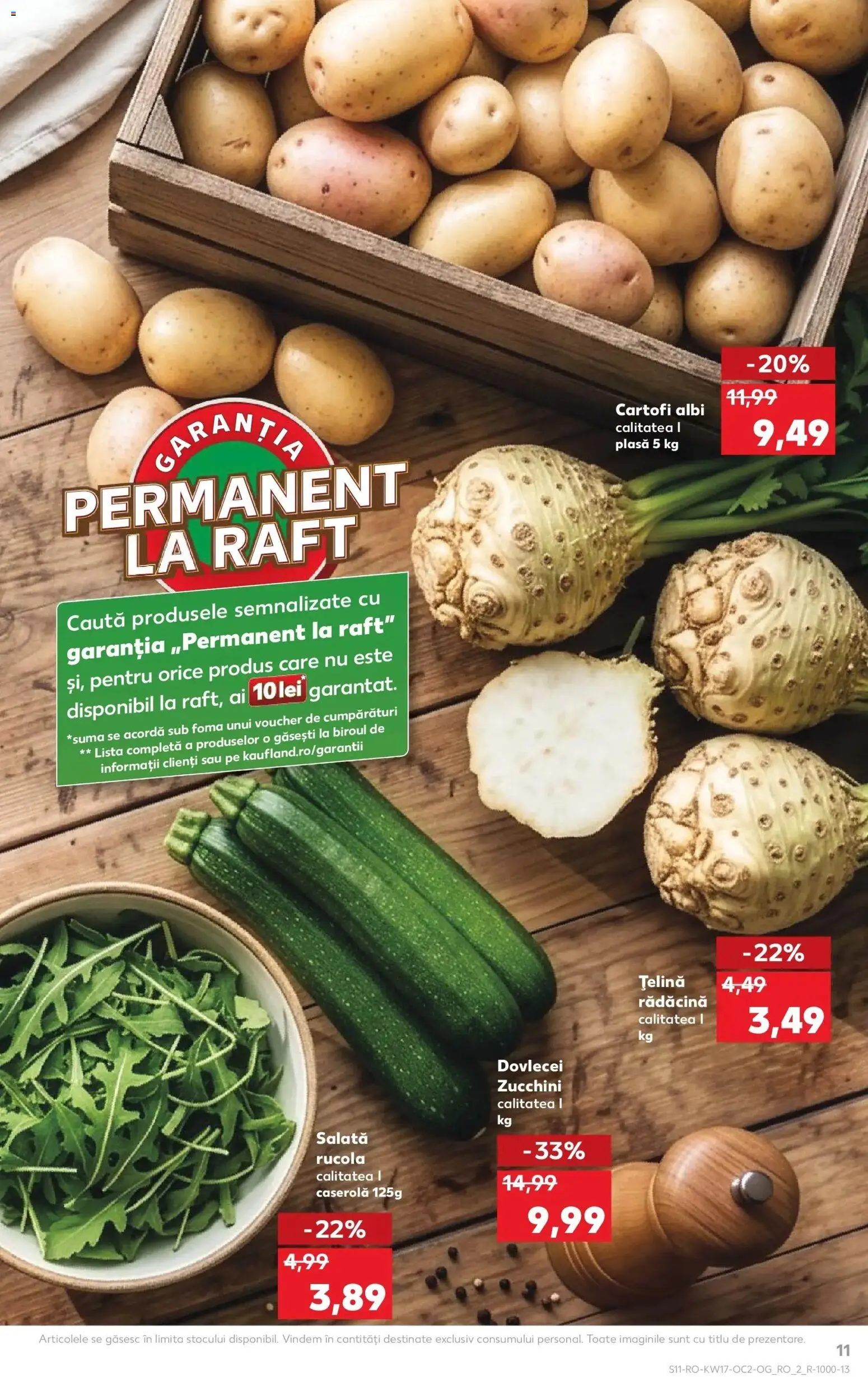 Catalog Kaufland 22 - 27 Aprilie 2026 | Pagina 11 | Produse: Raft, Țelină, Salată, Cartofi