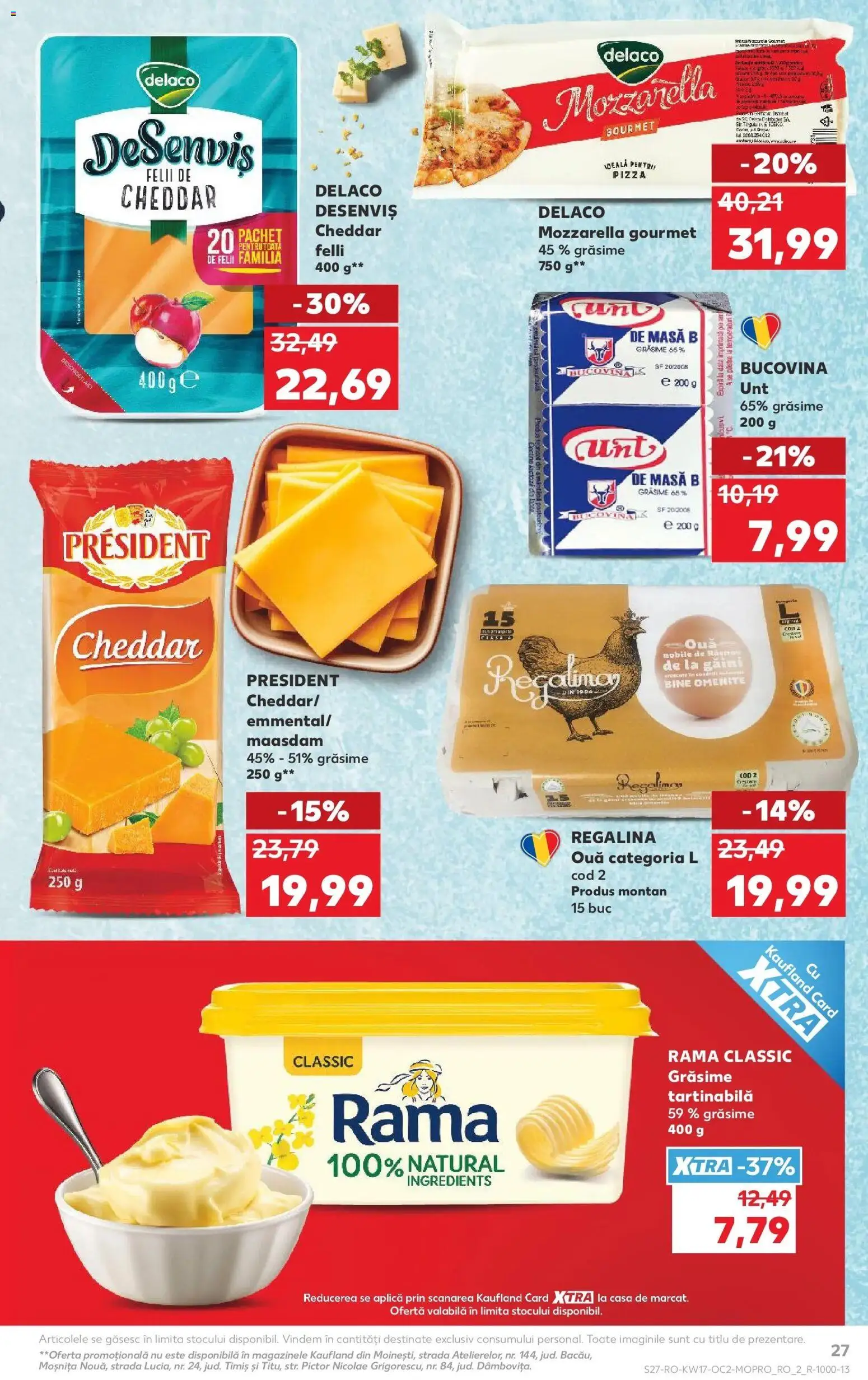 Catalog Kaufland 22 - 27 Aprilie 2026 | Pagina 27 | Produse: Light Kedi Konservesi, Mozzarella, Pizza, Paste