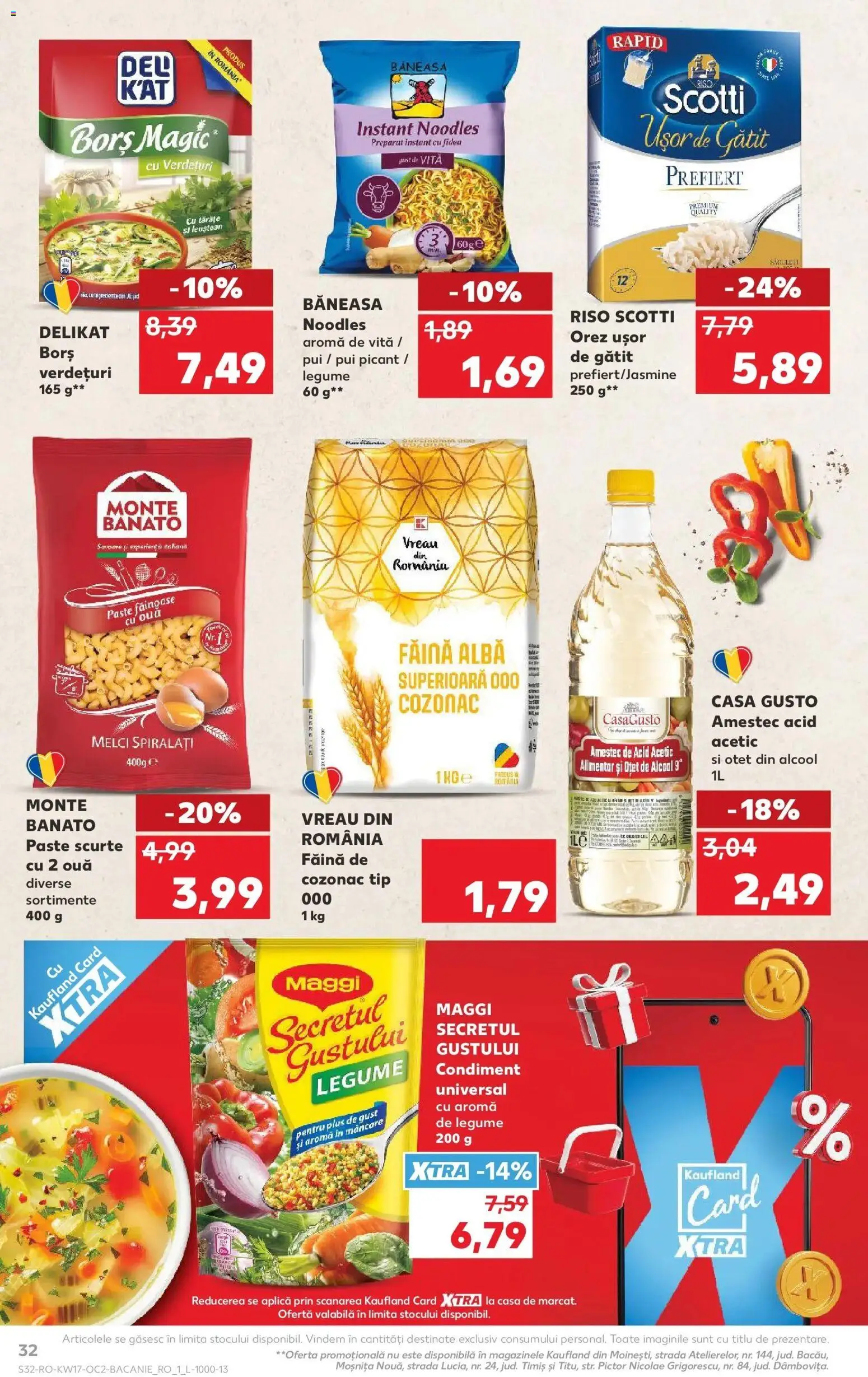 Catalog Kaufland 22 - 27 Aprilie 2026 | Pagina 32 | Produse: Borș, Noodles, Paste, Legume