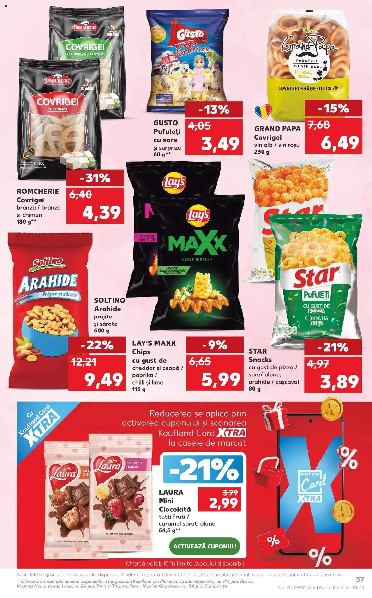Catalog Kaufland 22 - 27 Aprilie 2026 | Pagina 37 | Produse: Chilli, Arahide, Brânză, Vin