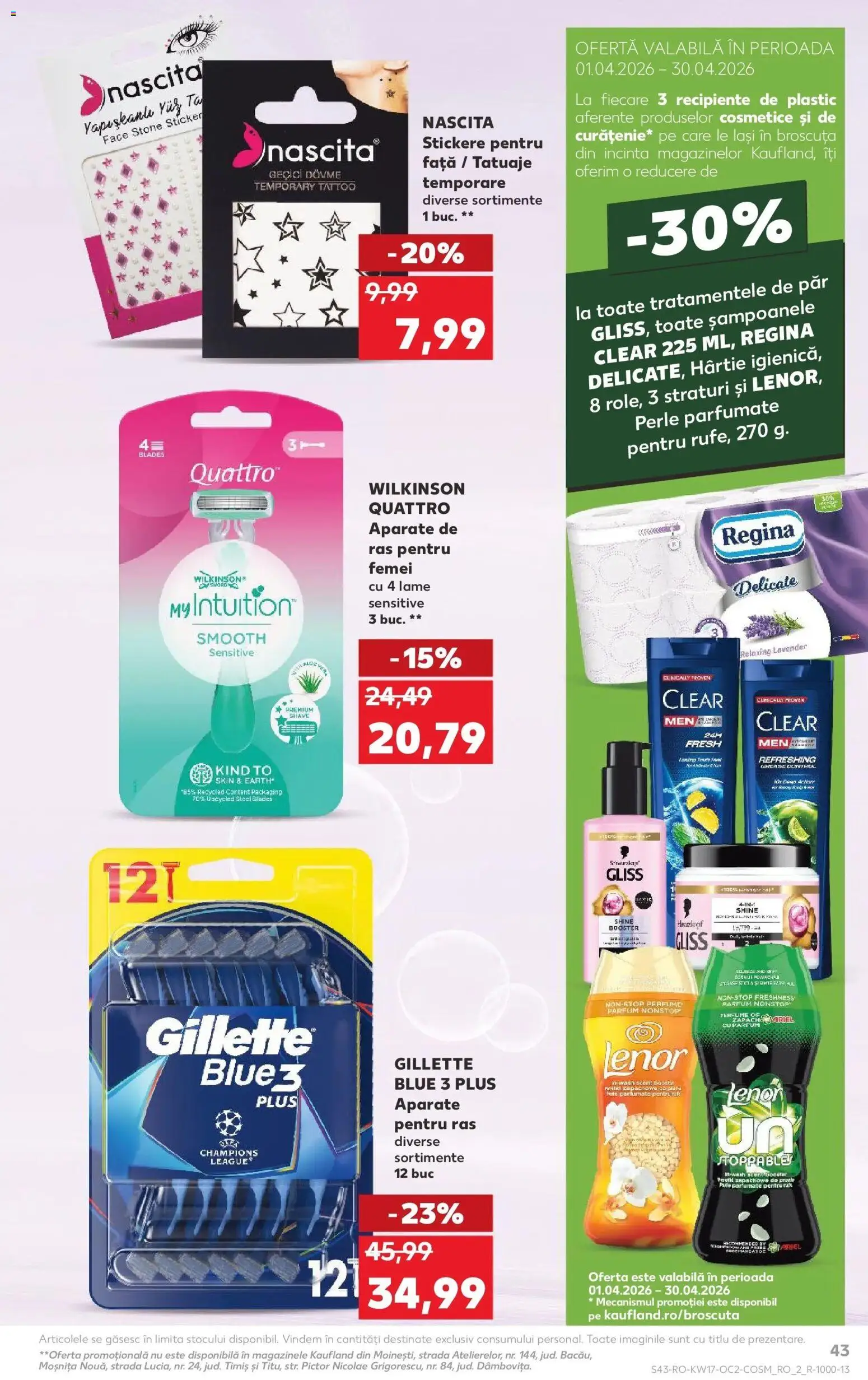 Catalog Kaufland 22 - 27 Aprilie 2026 | Pagina 43 | Produse: Akrilik boya, Parfum, Recipiente