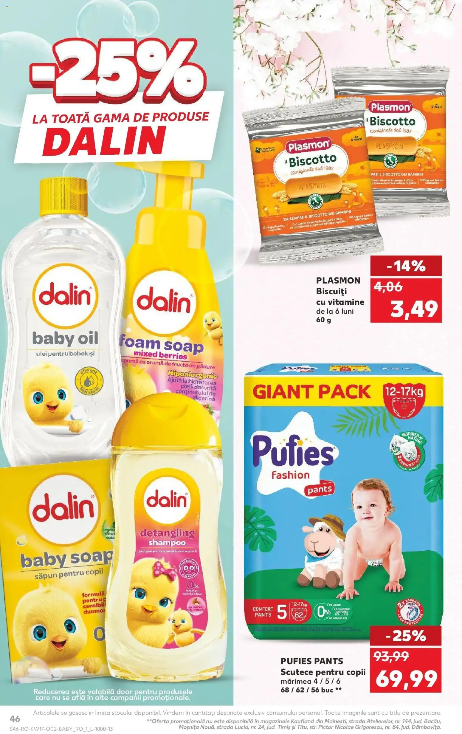 Catalog Kaufland 22 - 27 Aprilie 2026 | Pagina 46 | Produse: Pirinç gevreği, Șampon, Ulei, Scutece