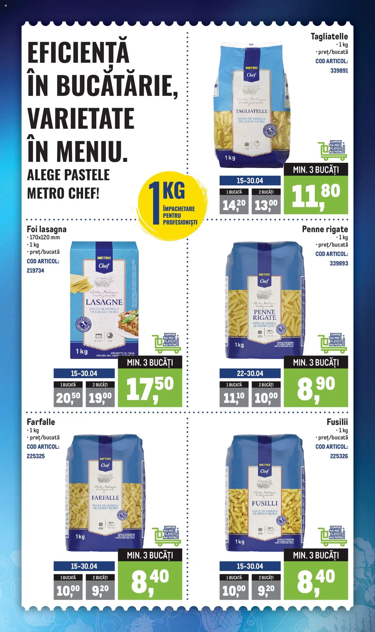 Catalog METRO 27 Aprilie - 2 Mai 2026 | Pagina 3 | Produse: Lasagna