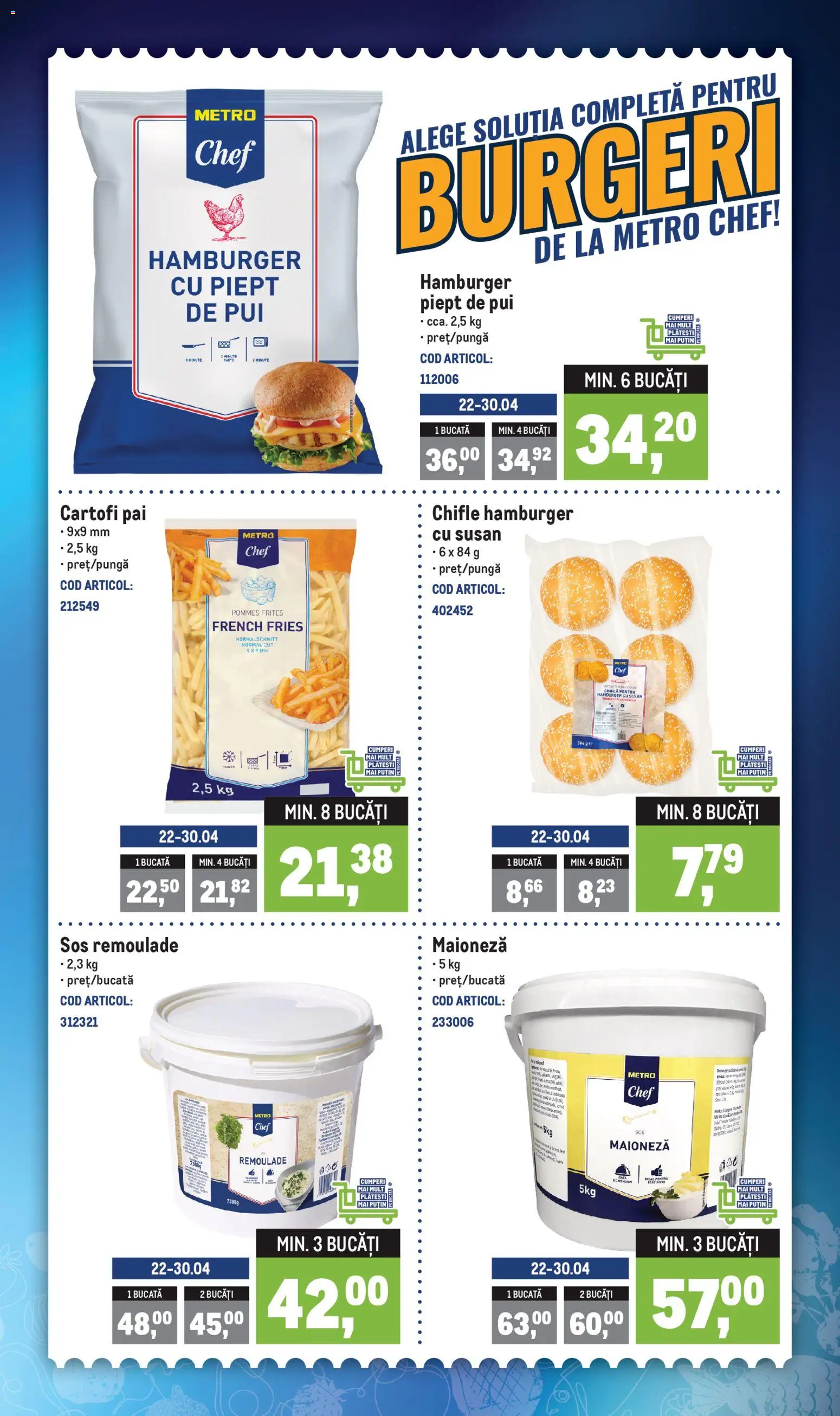 Catalog METRO 27 Aprilie - 2 Mai 2026 | Pagina 4 | Produse: Hacıyatmaz Kedi Oyuncağı, Cartofi, Maioneză, Sos