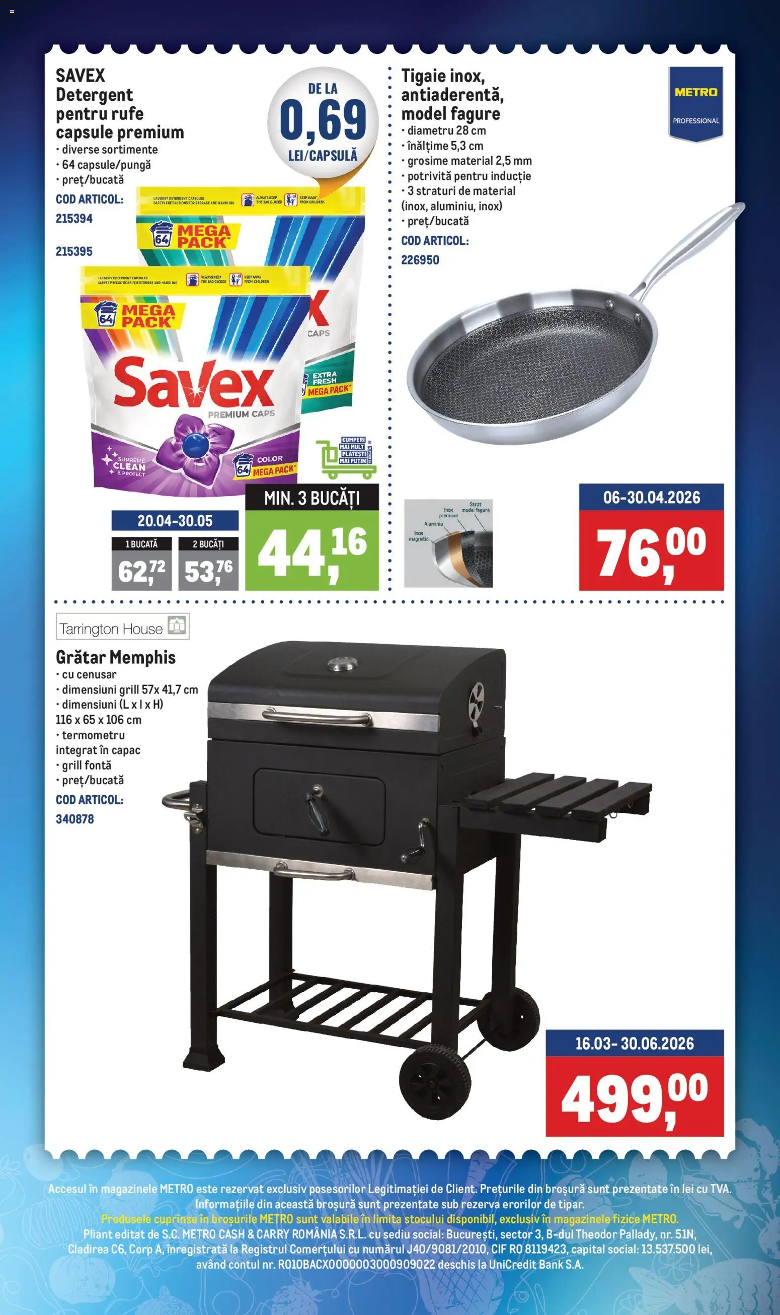 Catalog METRO 27 Aprilie - 2 Mai 2026 | Pagina 6 | Produse: Pomelo, Tigaie, Grătar, Detergent