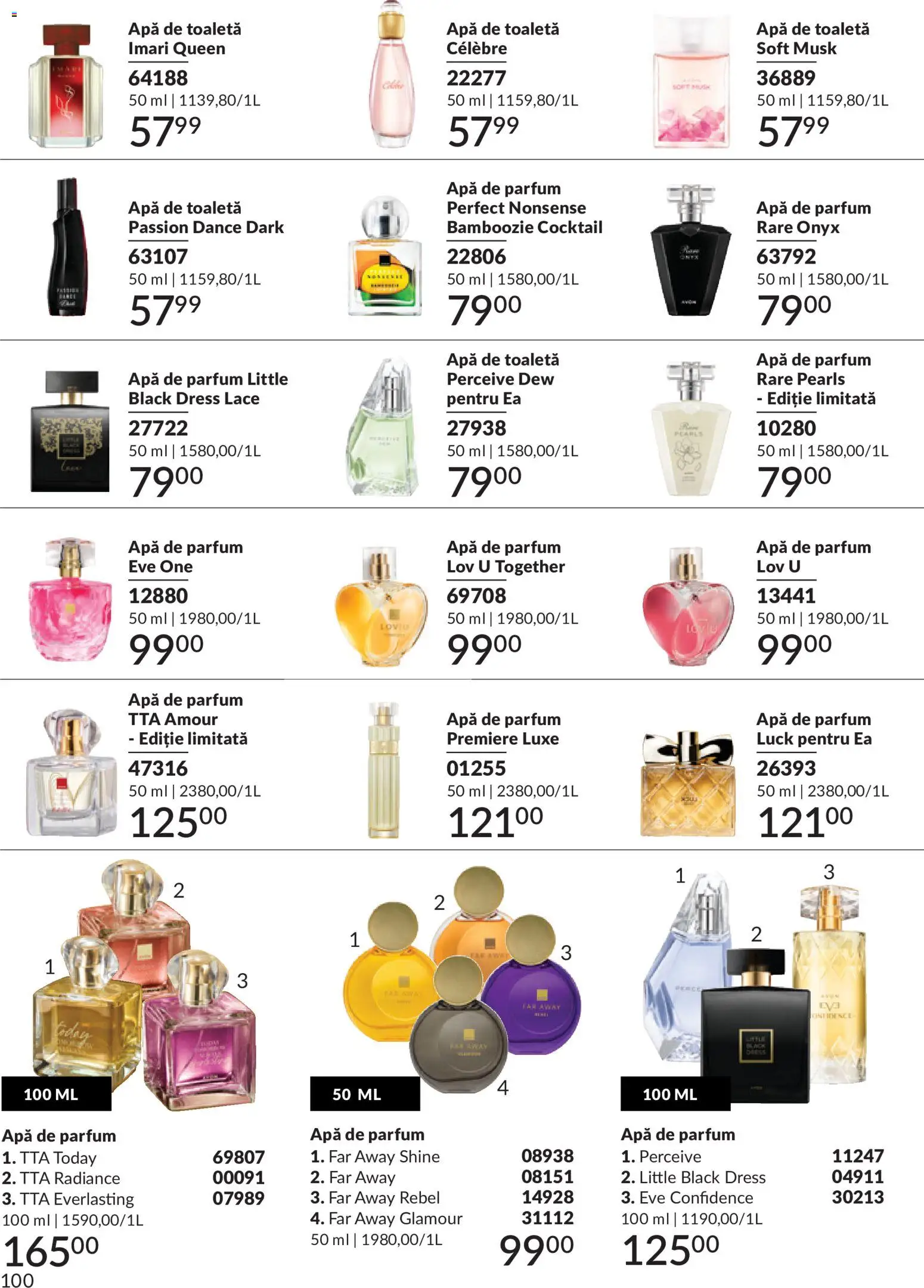 Catalog Avon 1 - 30 Mai 2026 | Pagina 102 | Produse: Apă de parfum, Toaletă, Parfum, Apă de toaletă