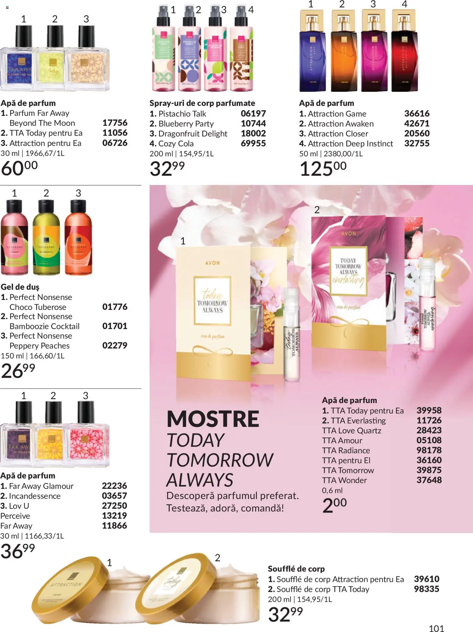 Catalog Avon 1 - 30 Mai 2026 | Pagina 103 | Produse: Body, Duș, Parfum, Cocktail