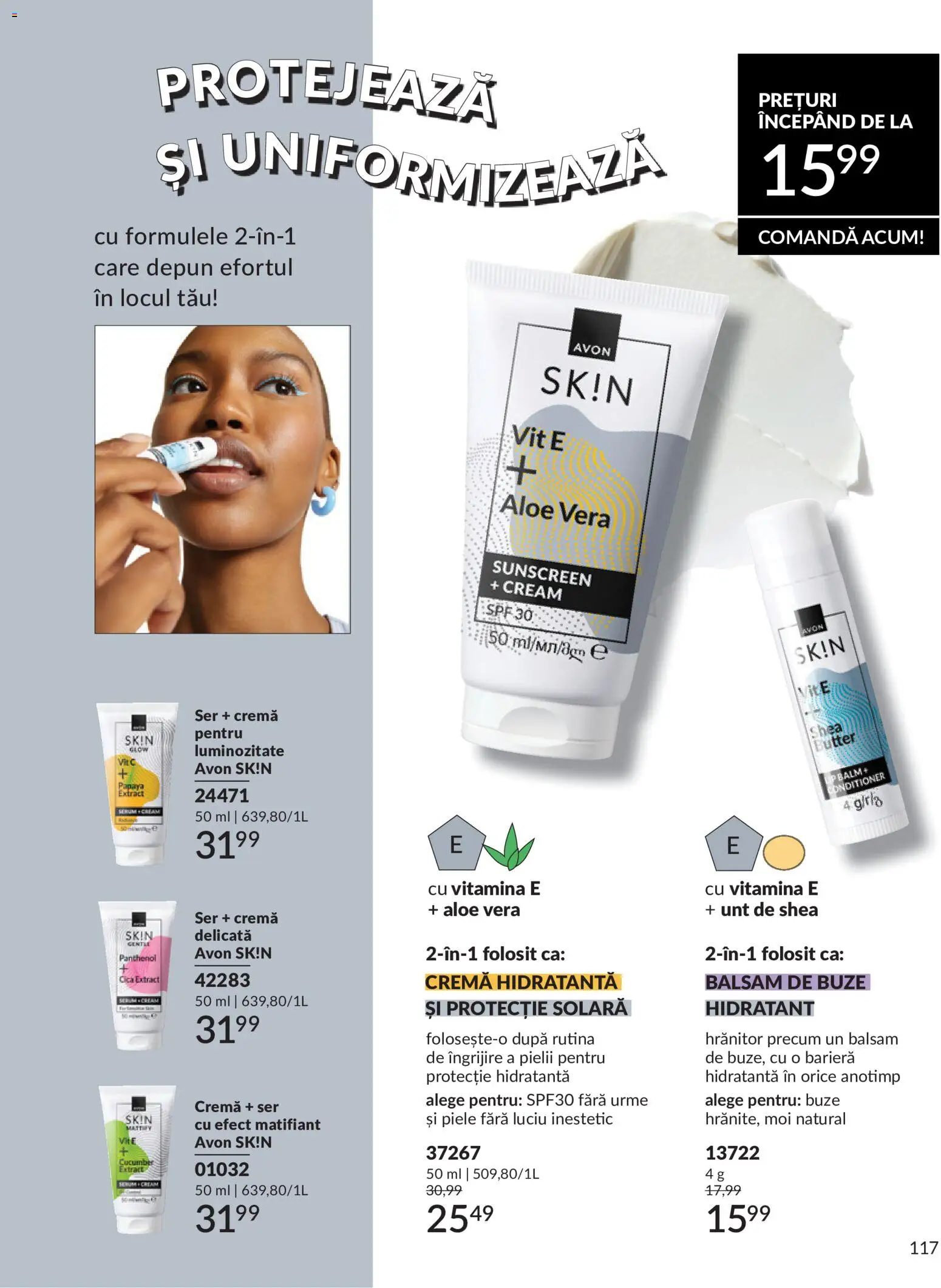 Catalog Avon 1 - 30 Mai 2026 | Pagina 119 | Produse: Aloe vera, Arapsaçı, Balsam, Protecție solară