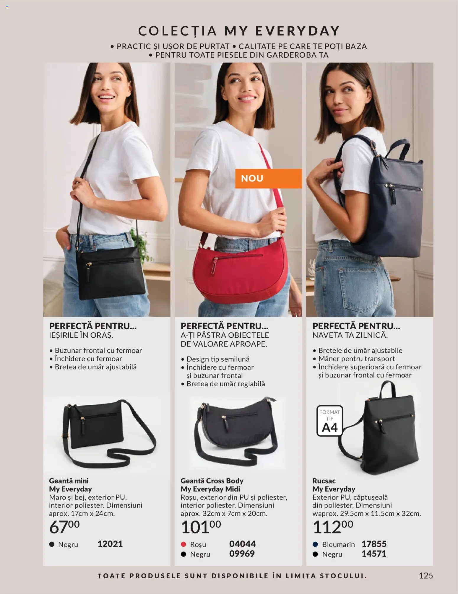 Catalog Avon 1 - 30 Mai 2026 | Pagina 127 | Produse: Geantă, Body, Mâner, Rucsac