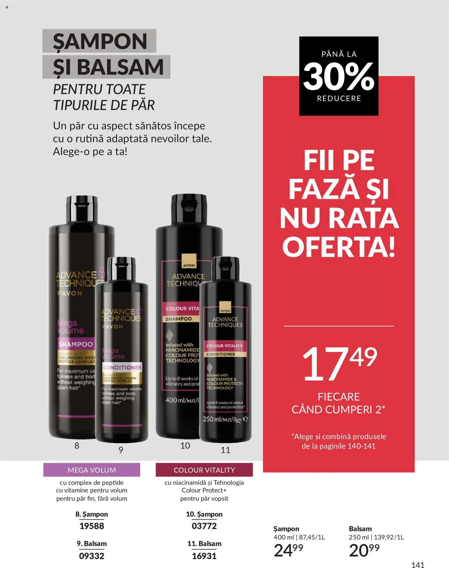 Catalog Avon 1 - 30 Mai 2026 | Pagina 143 | Produse: Body, Rață, Șampon, Balsam