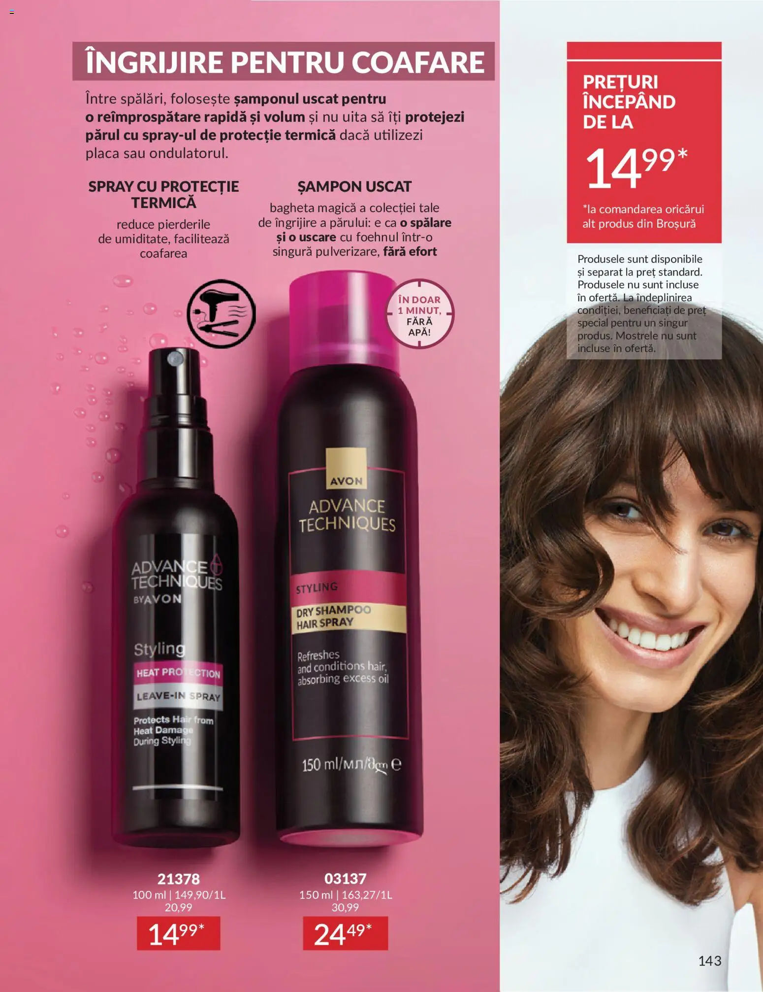 Catalog Avon 1 - 30 Mai 2026 | Pagina 145 | Produse: Șampon, Apă, Șampon uscat