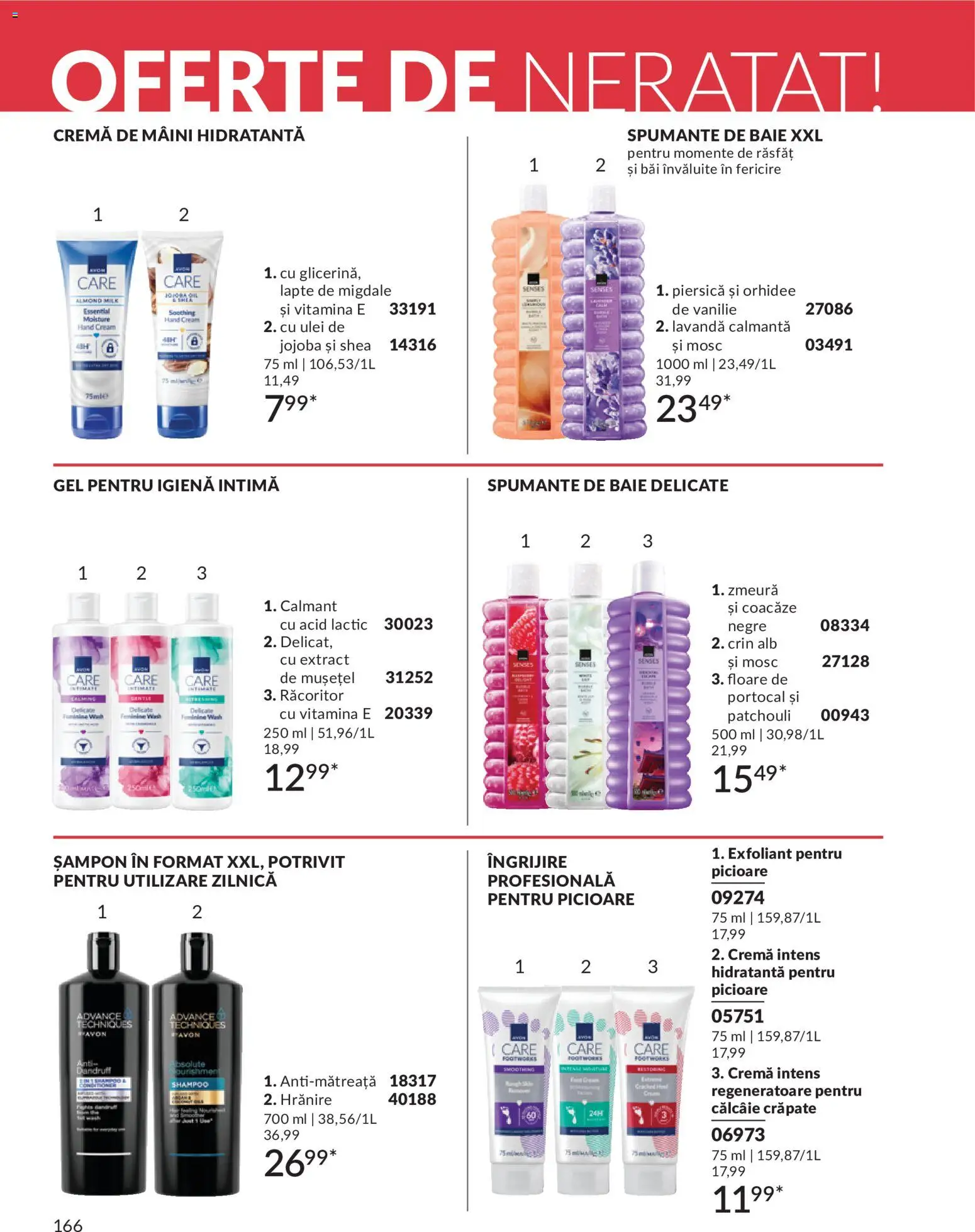Catalog Avon 1 - 30 Mai 2026 | Pagina 168 | Produse: Exfoliant, Orhidee, Șampon, Cremă