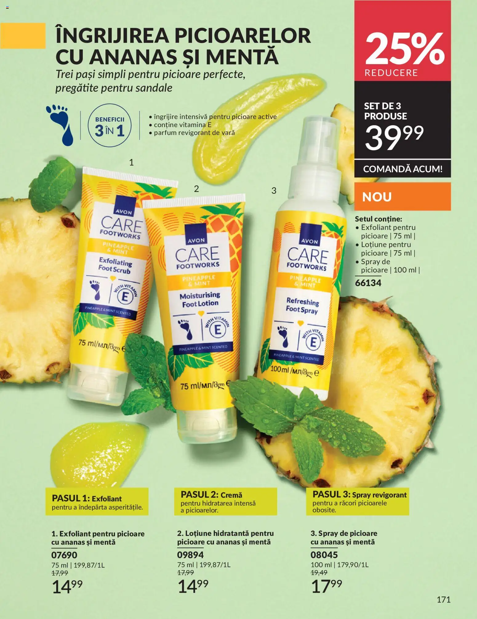 Catalog Avon 1 - 30 Mai 2026 | Pagina 173 | Produse: Scrub, Cremă, Ananas, Sandale