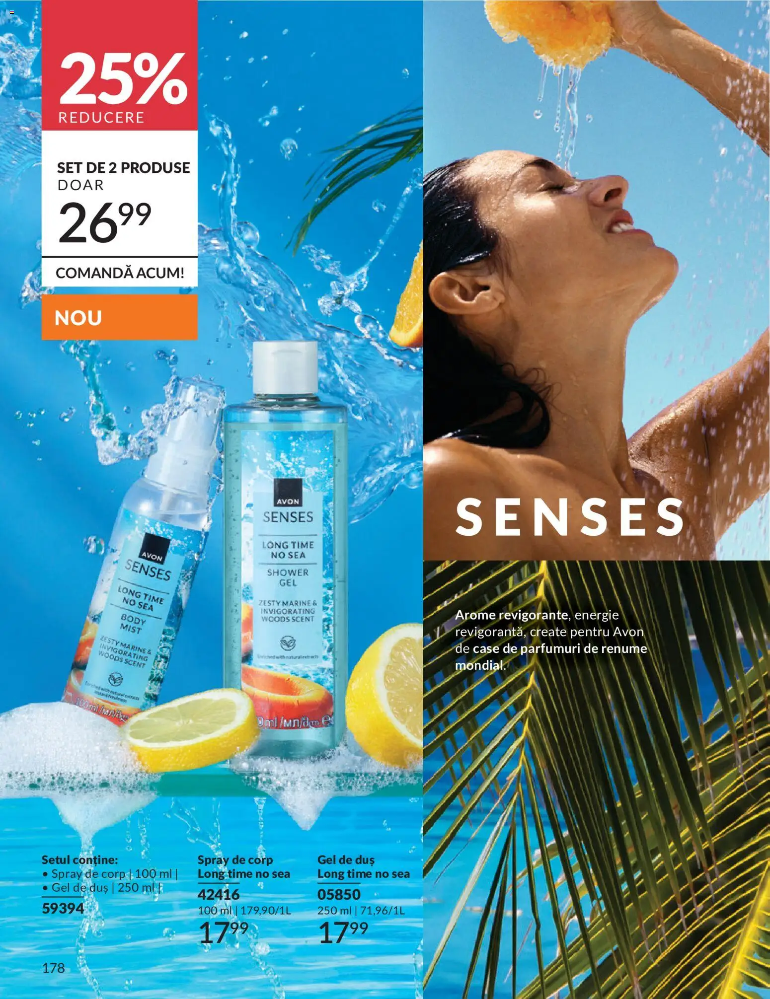 Catalog Avon 1 - 30 Mai 2026 | Pagina 180 | Produse: Body, Duș, Gel de duș