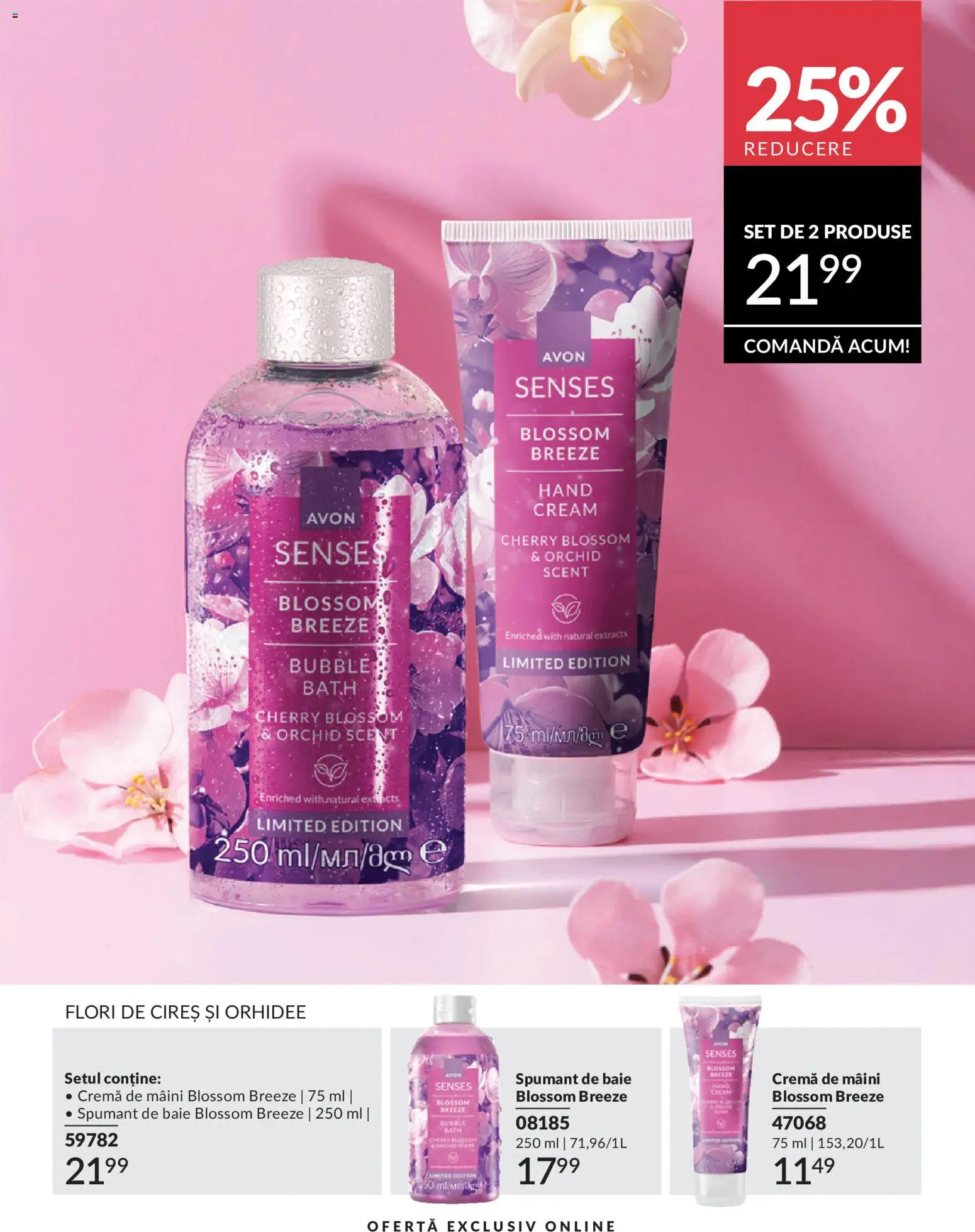 Catalog Avon 1 - 30 Mai 2026 | Pagina 195 | Produse: Orhidee, Cremă, Cremă de mâini, Spumant de baie