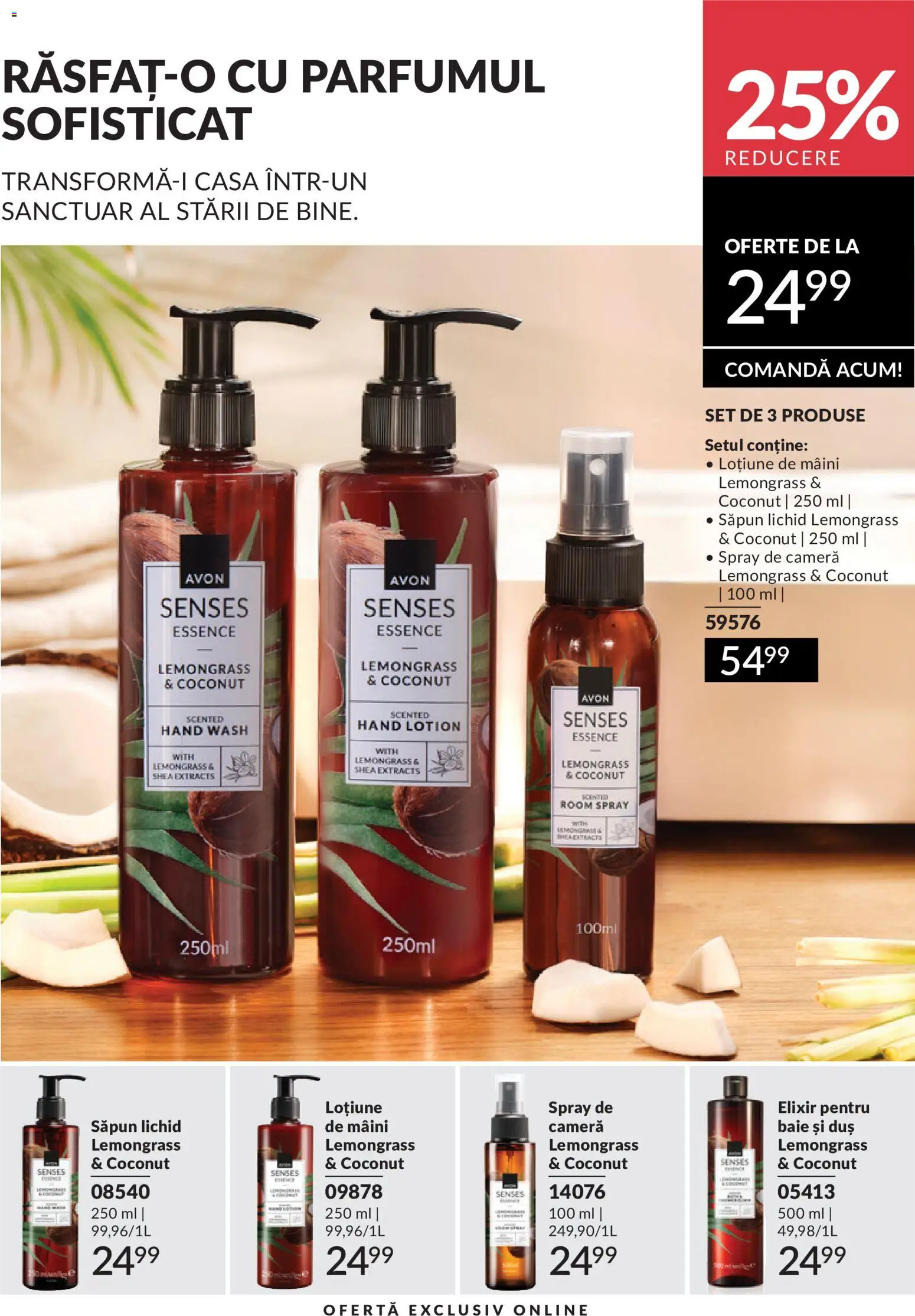 Catalog Avon 1 - 30 Mai 2026 | Pagina 196 | Produse: Elixir, Cameră, Săpun, Săpun lichid