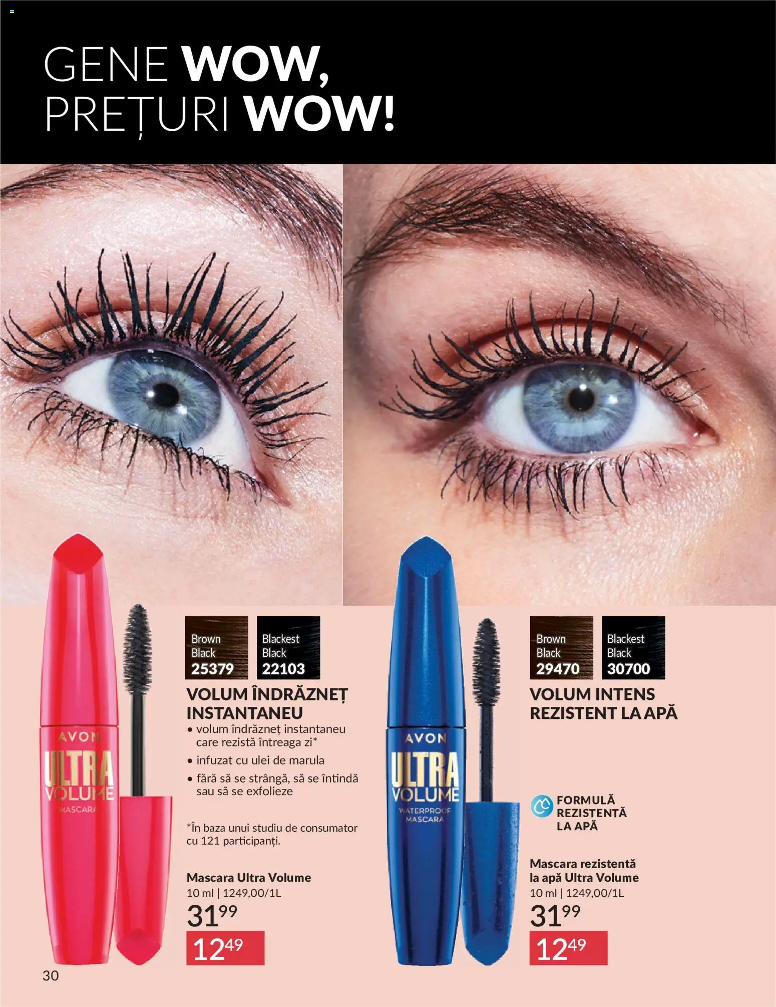 Catalog Avon 1 - 30 Mai 2026 | Pagina 32 | Produse: Mascara, Ulei, Apă