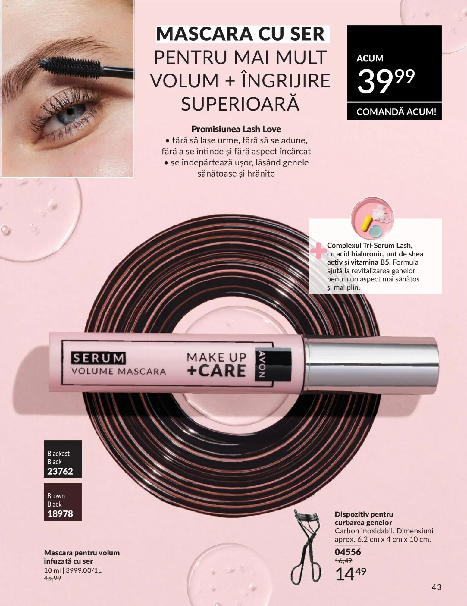 Catalog Avon 1 - 30 Mai 2026 | Pagina 45 | Produse: Serum, Mascara, Unt