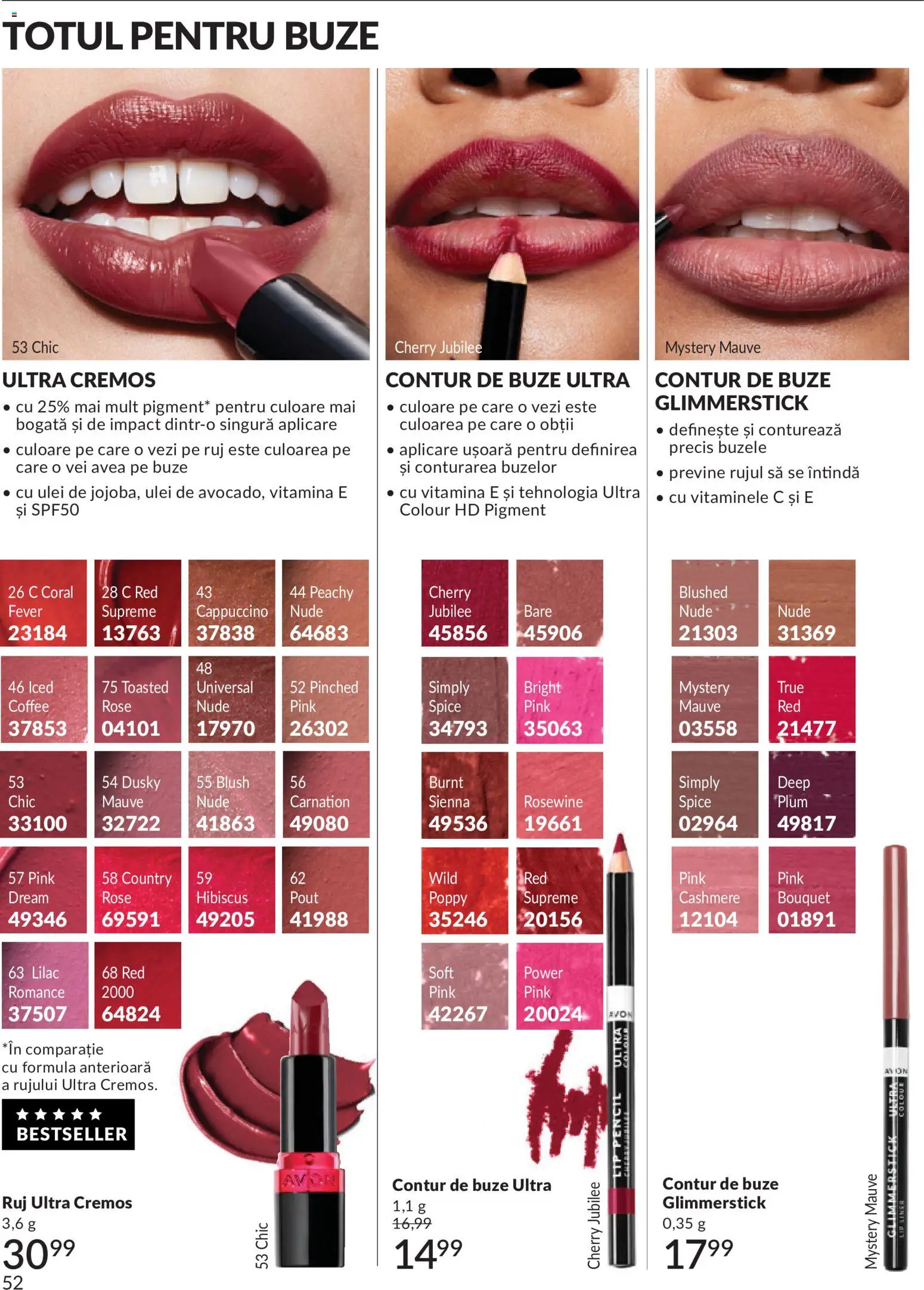 Catalog Avon 1 - 30 Mai 2026 | Pagina 54 | Produse: Blush, Ruj, Peluş Köpek Yatağı, Ulei
