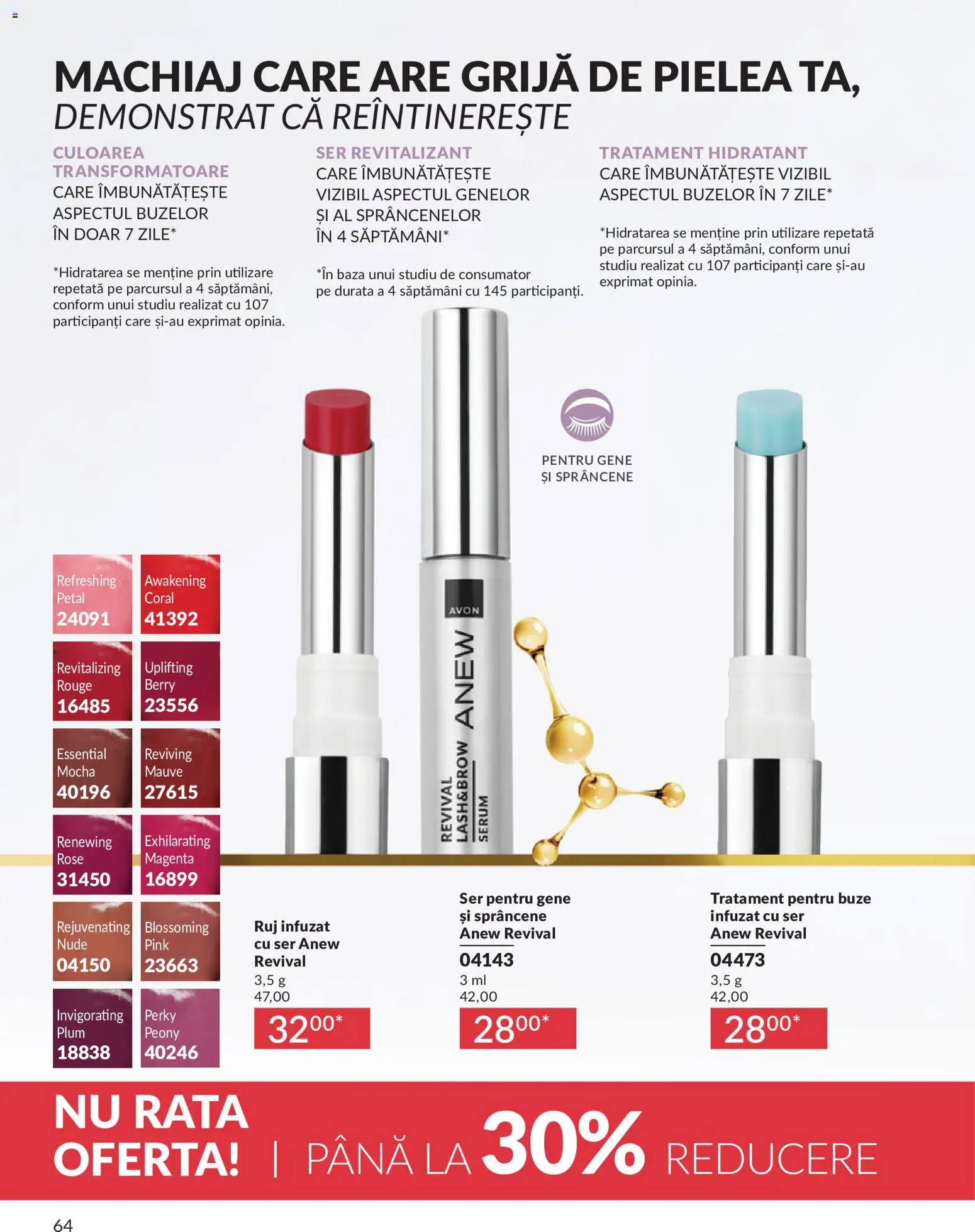 Catalog Avon 1 - 30 Mai 2026 | Pagina 66 | Produse: Serum, Machiaj, Rață, Ruj