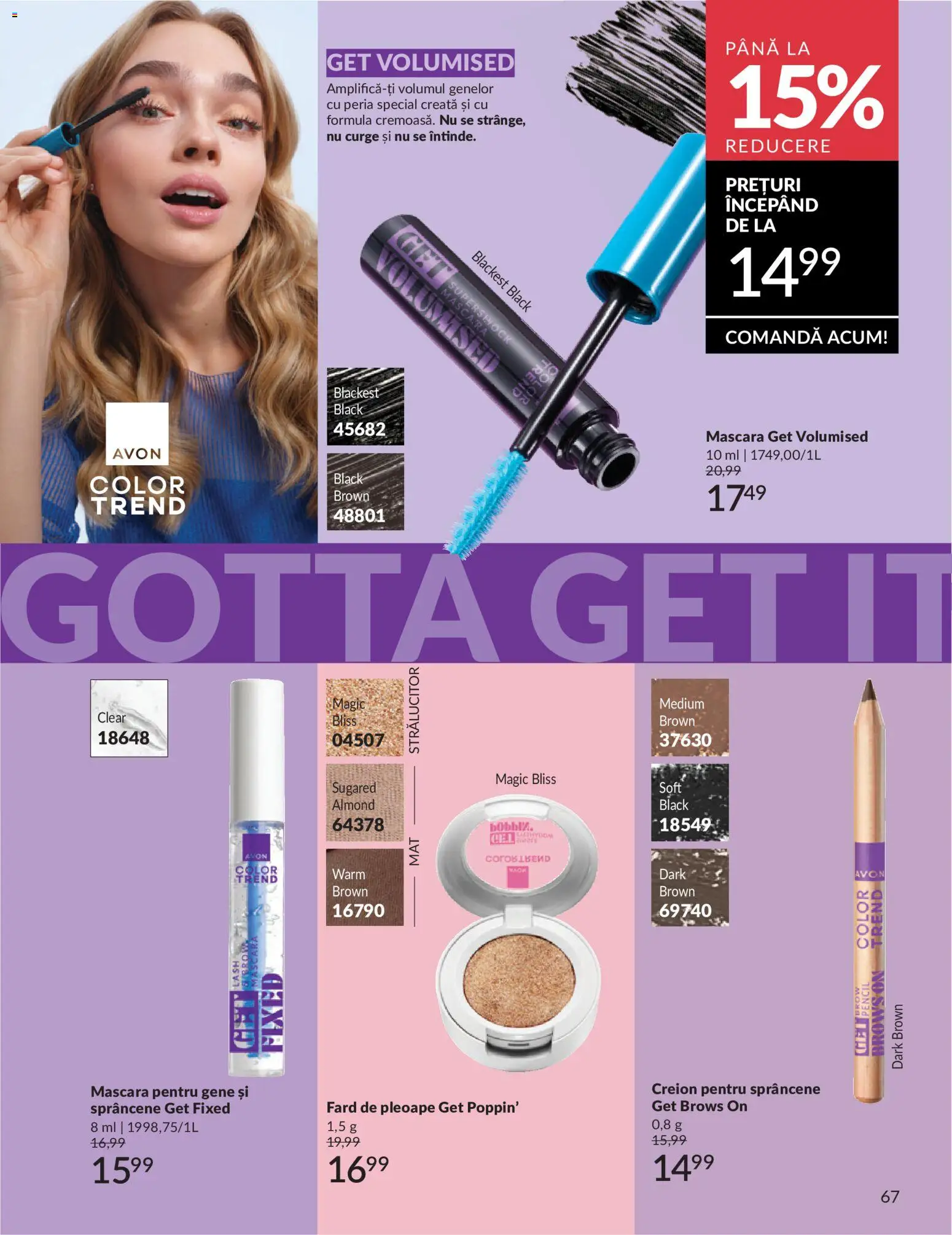 Catalog Avon 1 - 30 Mai 2026 | Pagina 69 | Produse: Mascara, Fard de pleoape