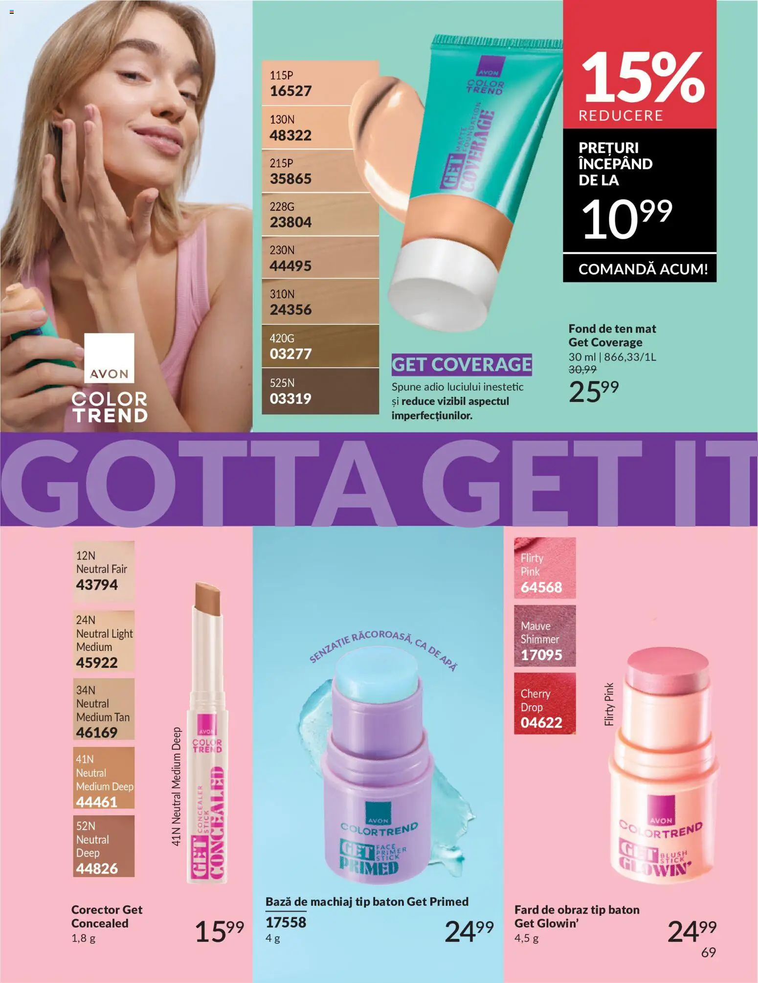 Catalog Avon 1 - 30 Mai 2026 | Pagina 71 | Produse: Fond de ten, Bază de machiaj, Machiaj, Blush