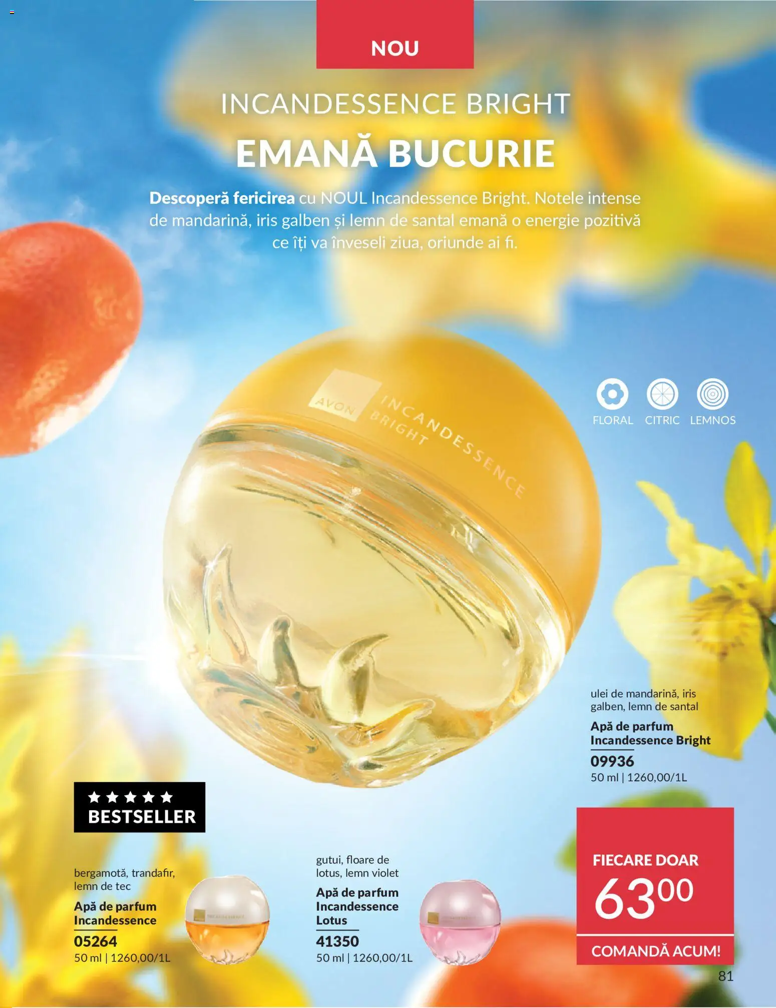 Catalog Avon 1 - 30 Mai 2026 | Pagina 83 | Produse: Apă de parfum, Parfum, Ulei, Apă