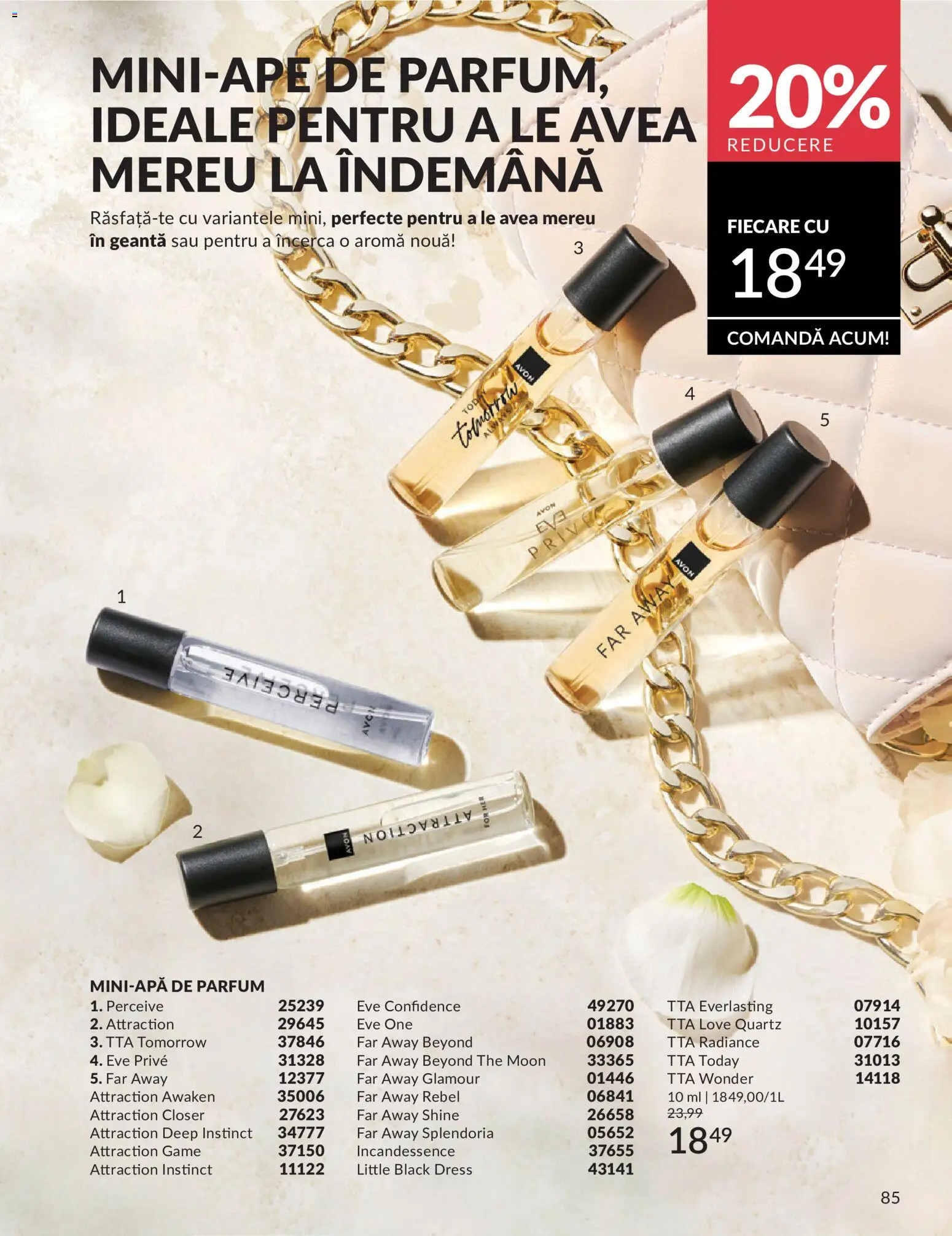 Catalog Avon 1 - 30 Mai 2026 | Pagina 87 | Produse: Geantă, Parfum