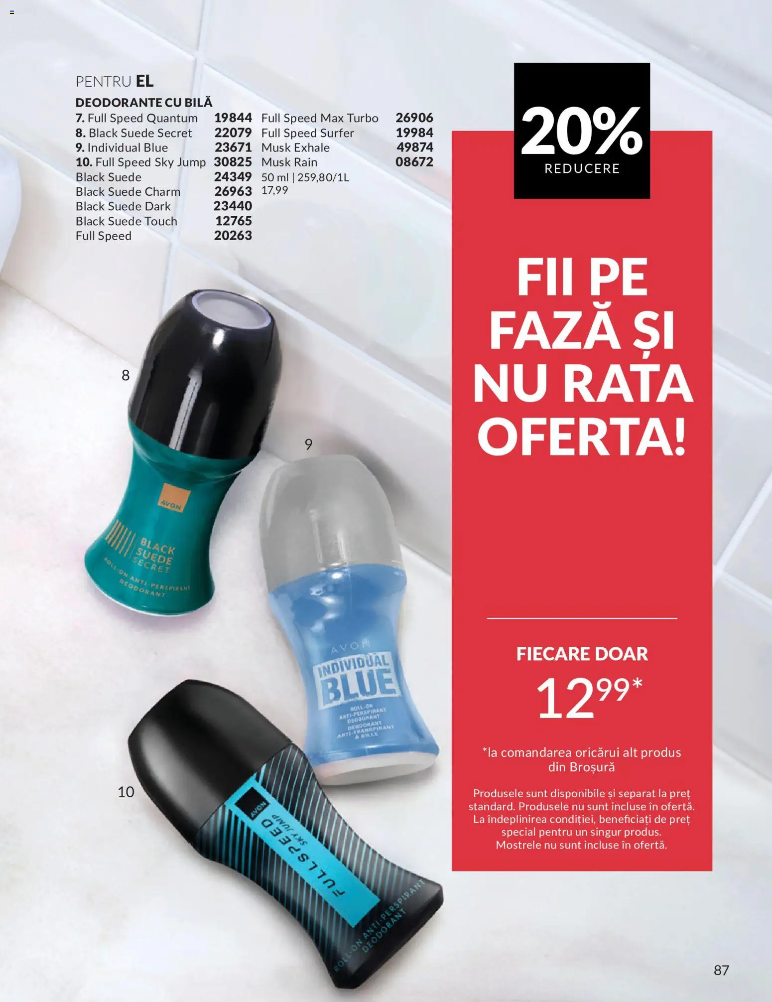 Catalog Avon 1 - 30 Mai 2026 | Pagina 89 | Produse: Rață, Deodorant, Antiperspirant