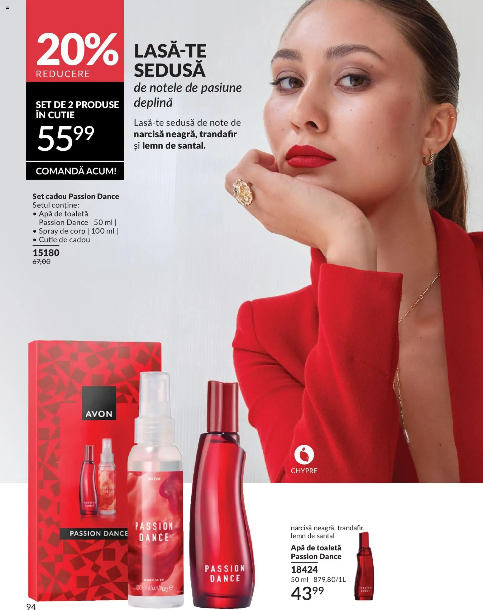 Catalog Avon 1 - 30 Mai 2026 | Pagina 96 | Produse: Body, Toaletă, Apă de toaletă, Apă