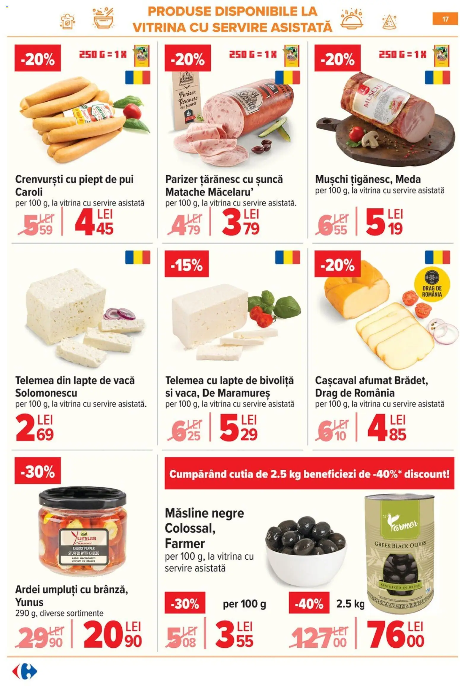 Catalog Carrefour 29 Aprilie - 4 Mai 2026 | Pagina 18 | Produse: Hijyenik ped, Ardei, Lapte, Ardei umpluți