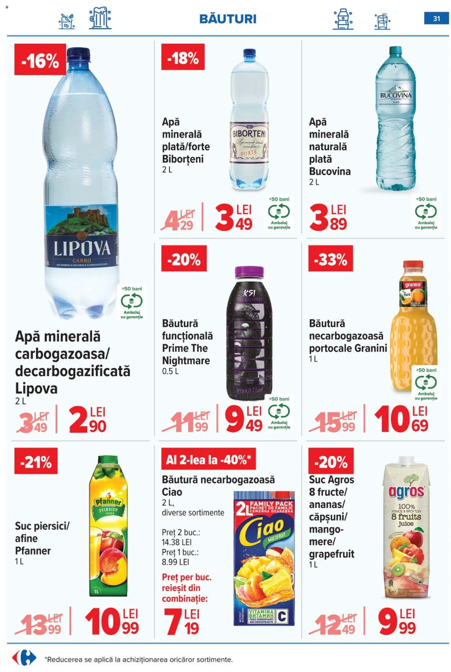 Catalog Carrefour 29 Aprilie - 4 Mai 2026 | Pagina 35 | Produse: Amerikan servis, Ice tea, Zahăr